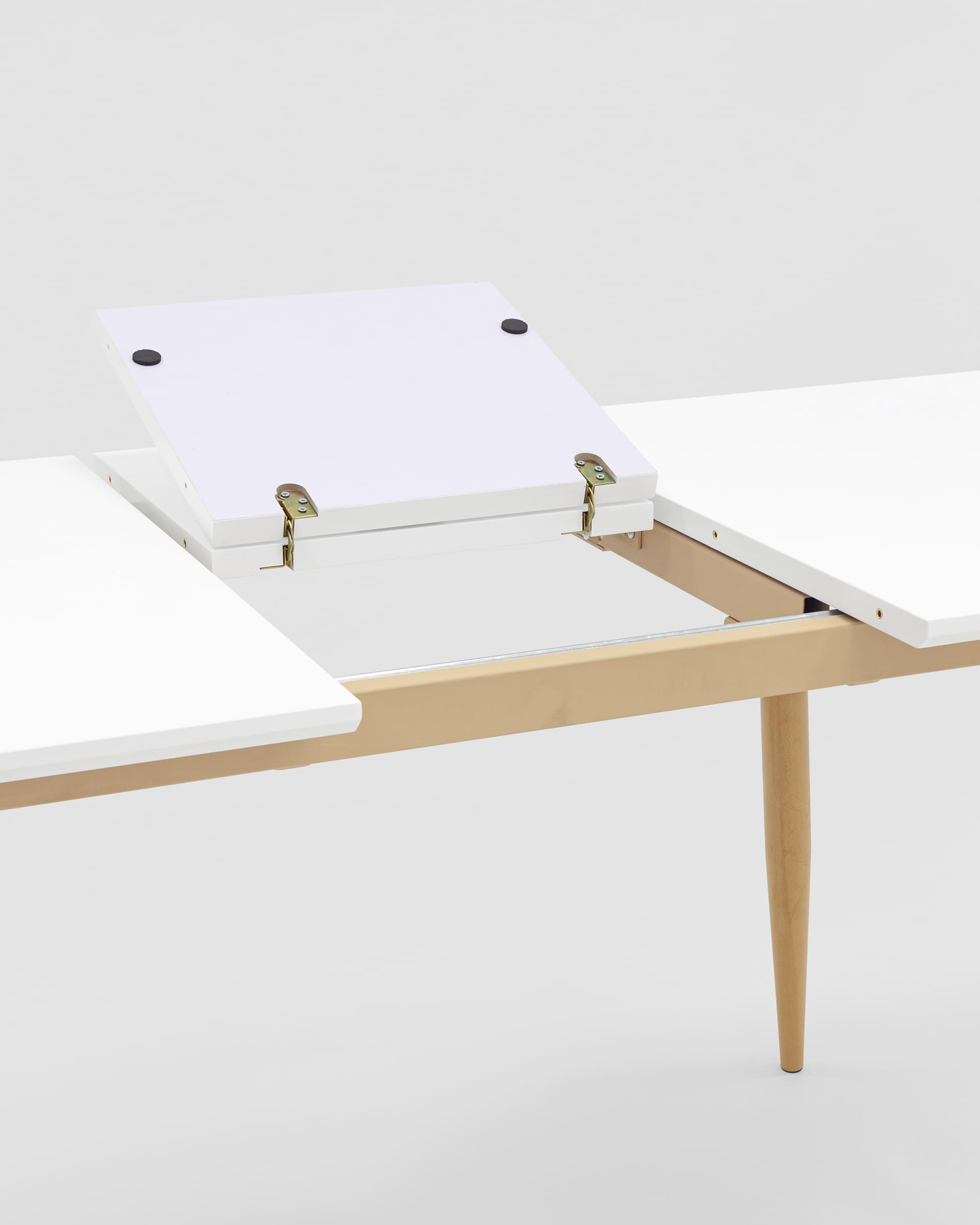 Стол обеденный Стокгольм раскладной 120-160*80 белый — изображение 10