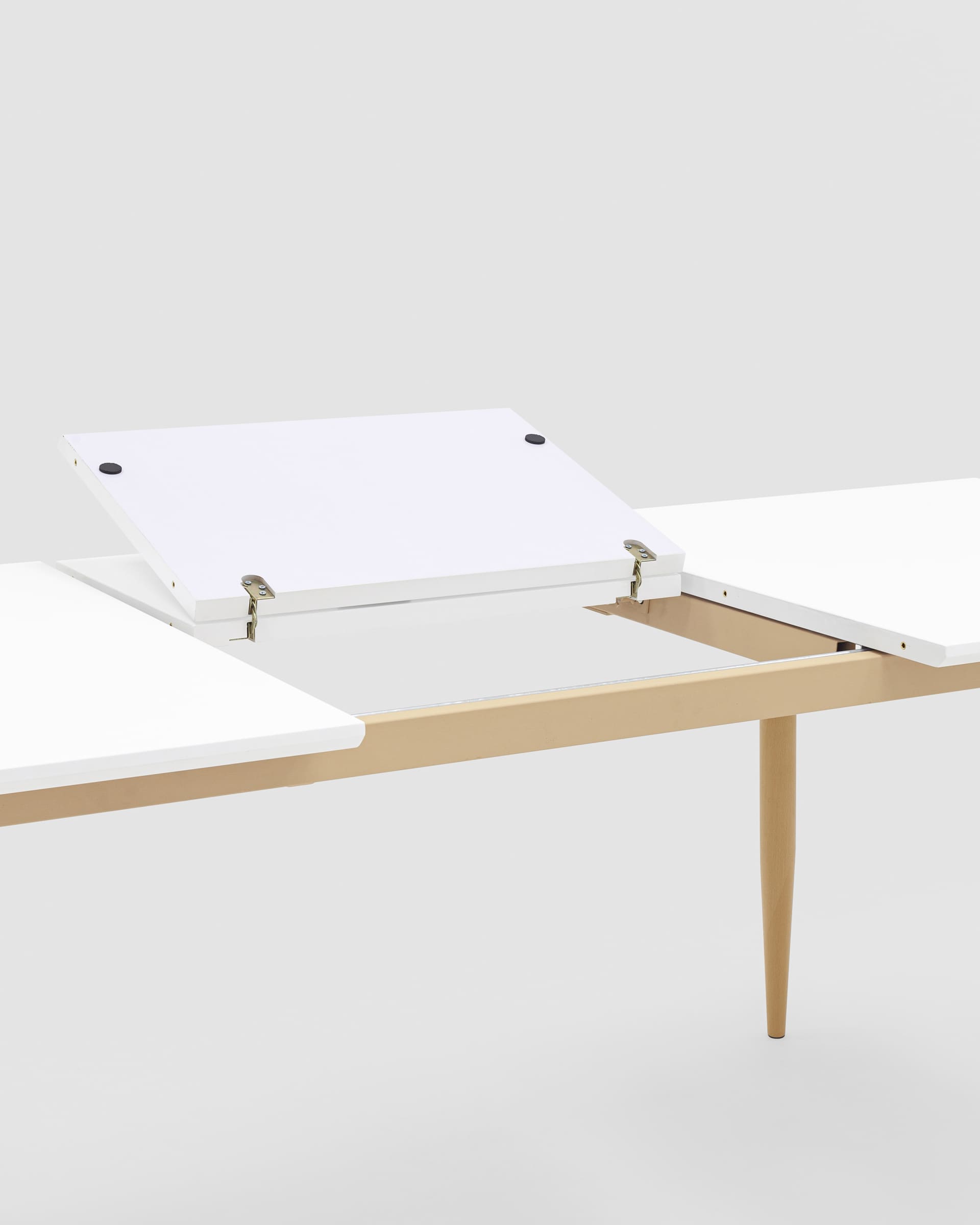 Стол обеденный Стокгольм раскладной 160-220*90 белый — изображение 7