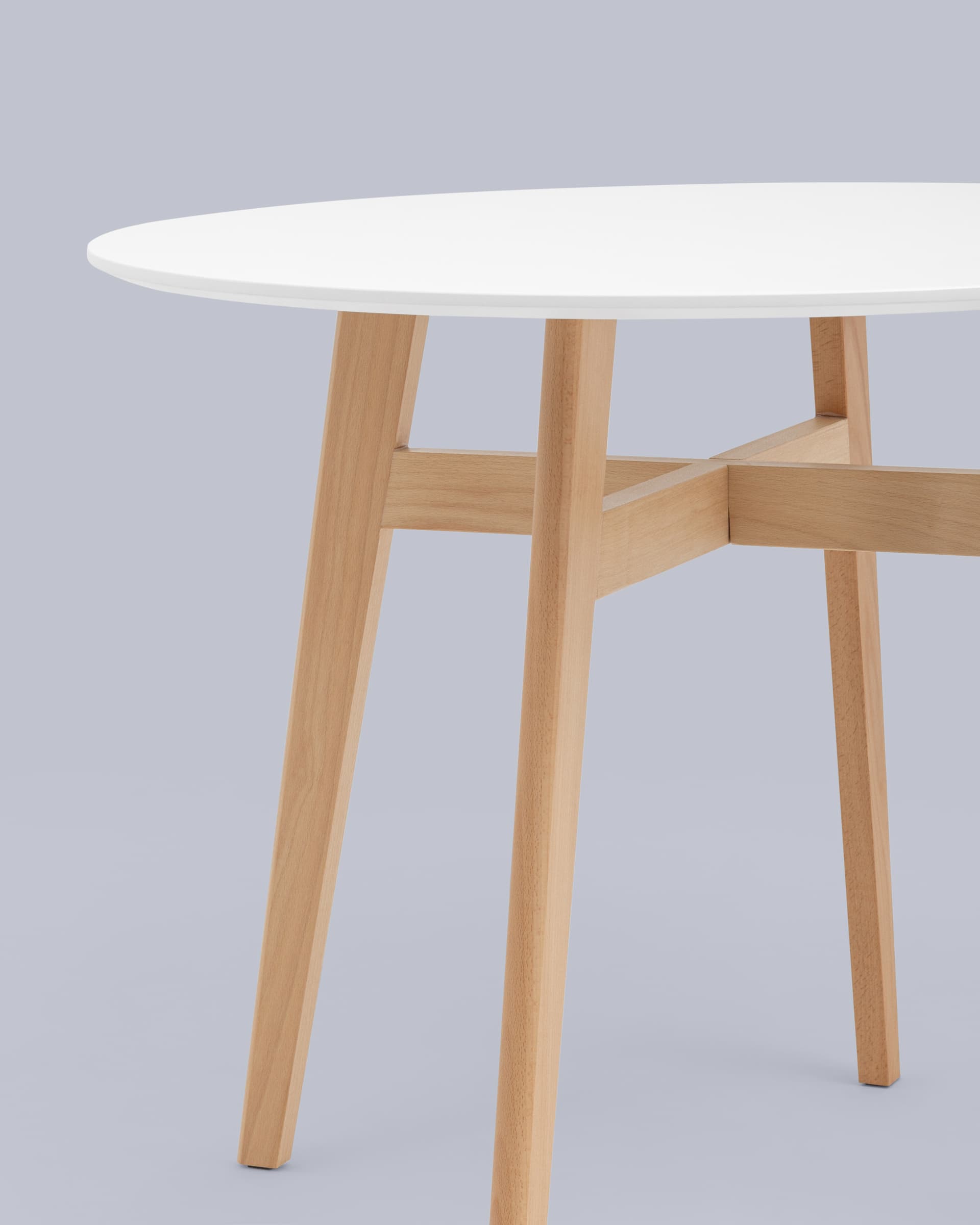 Стол обеденный Target Circle 90*90 белый — изображение 6