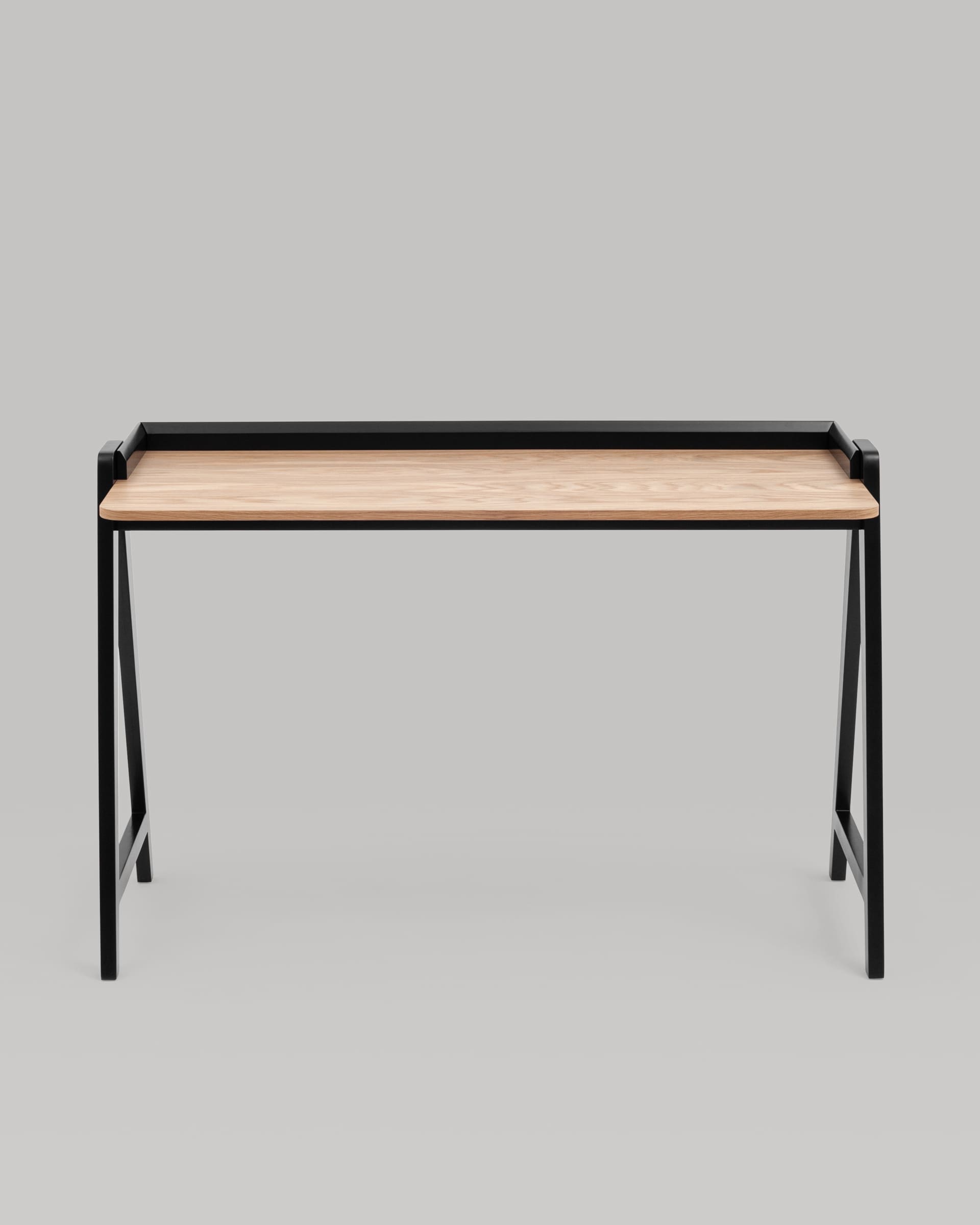 Стол письменный Pyramid 118*53 светлое дерево/черный — изображение 8