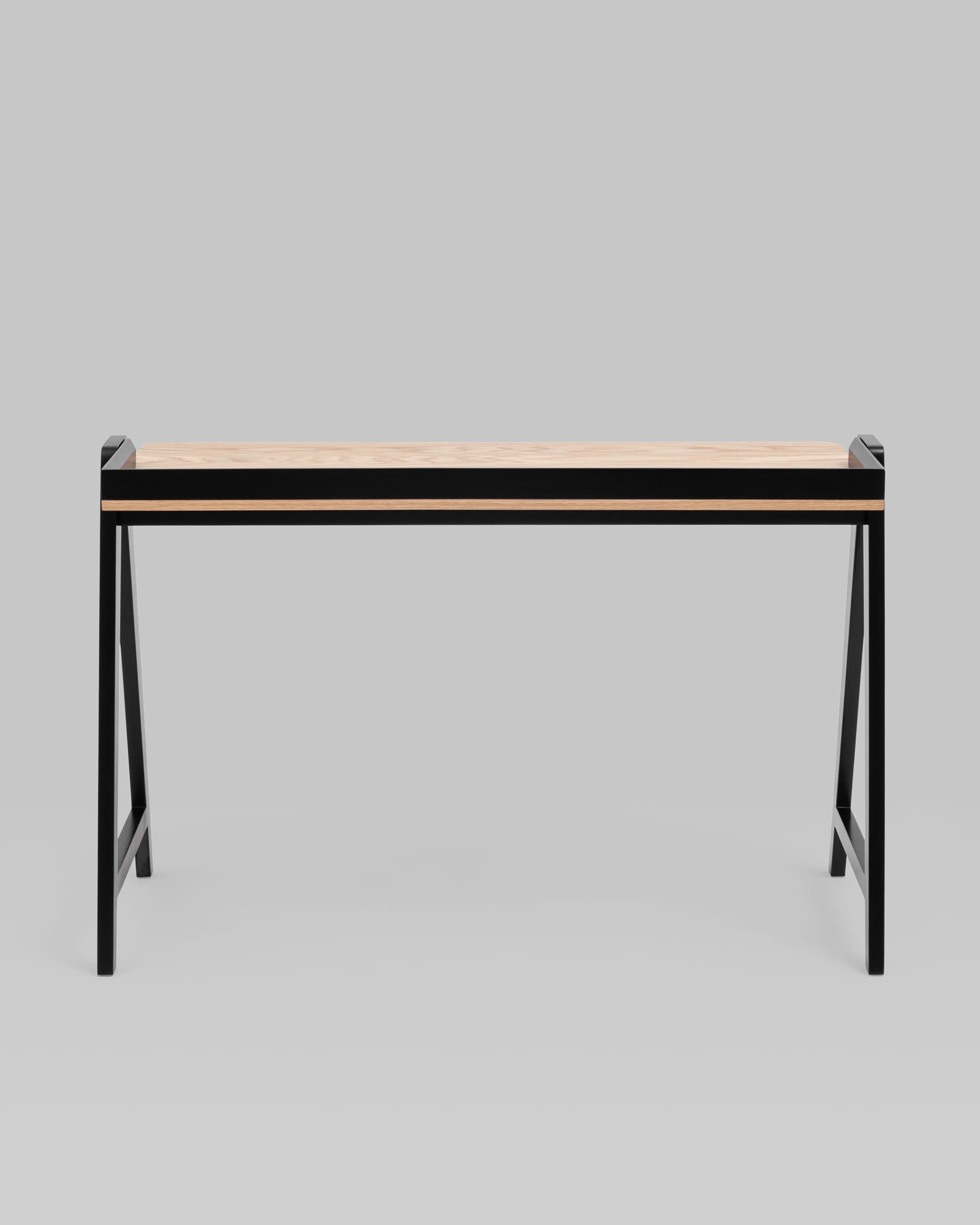 Стол письменный Pyramid 118*53 светлое дерево/черный — изображение 9