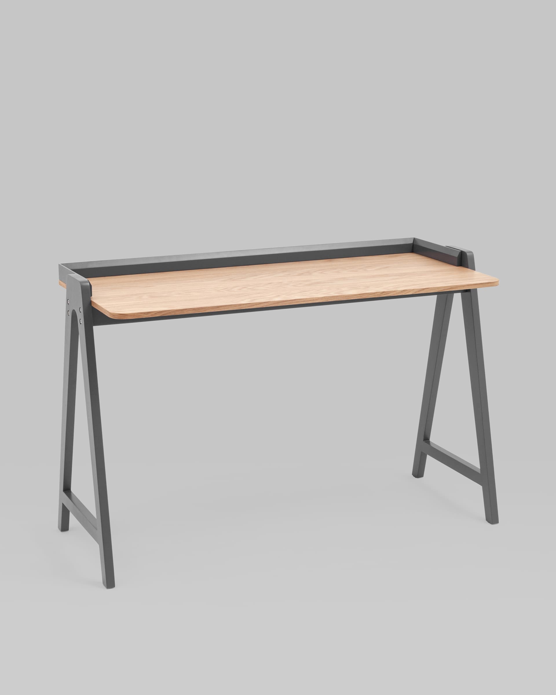 Стол письменный Pyramid 118*53 светлое дерево/серый — изображение 2