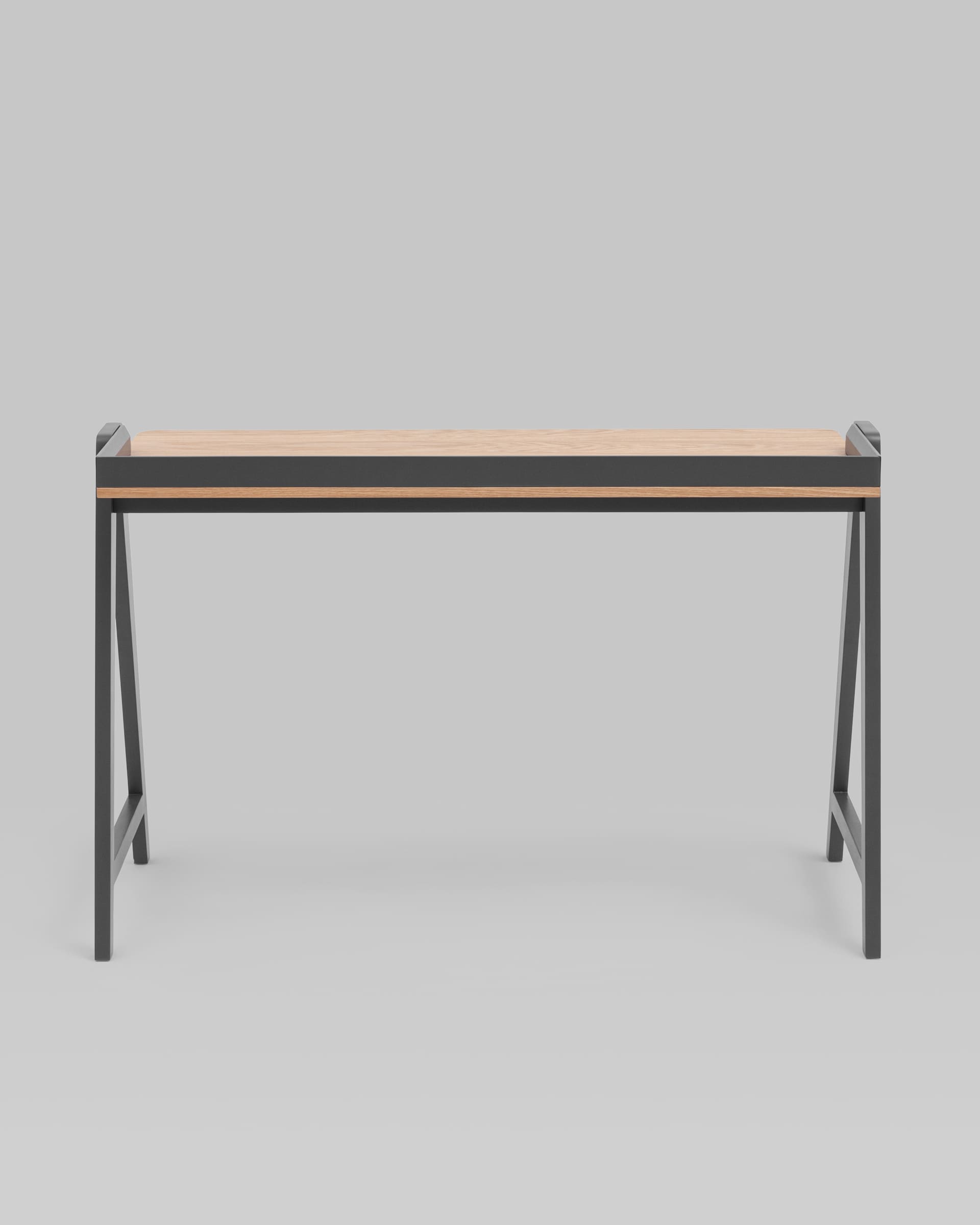 Стол письменный Pyramid 118*53 светлое дерево/серый — изображение 9
