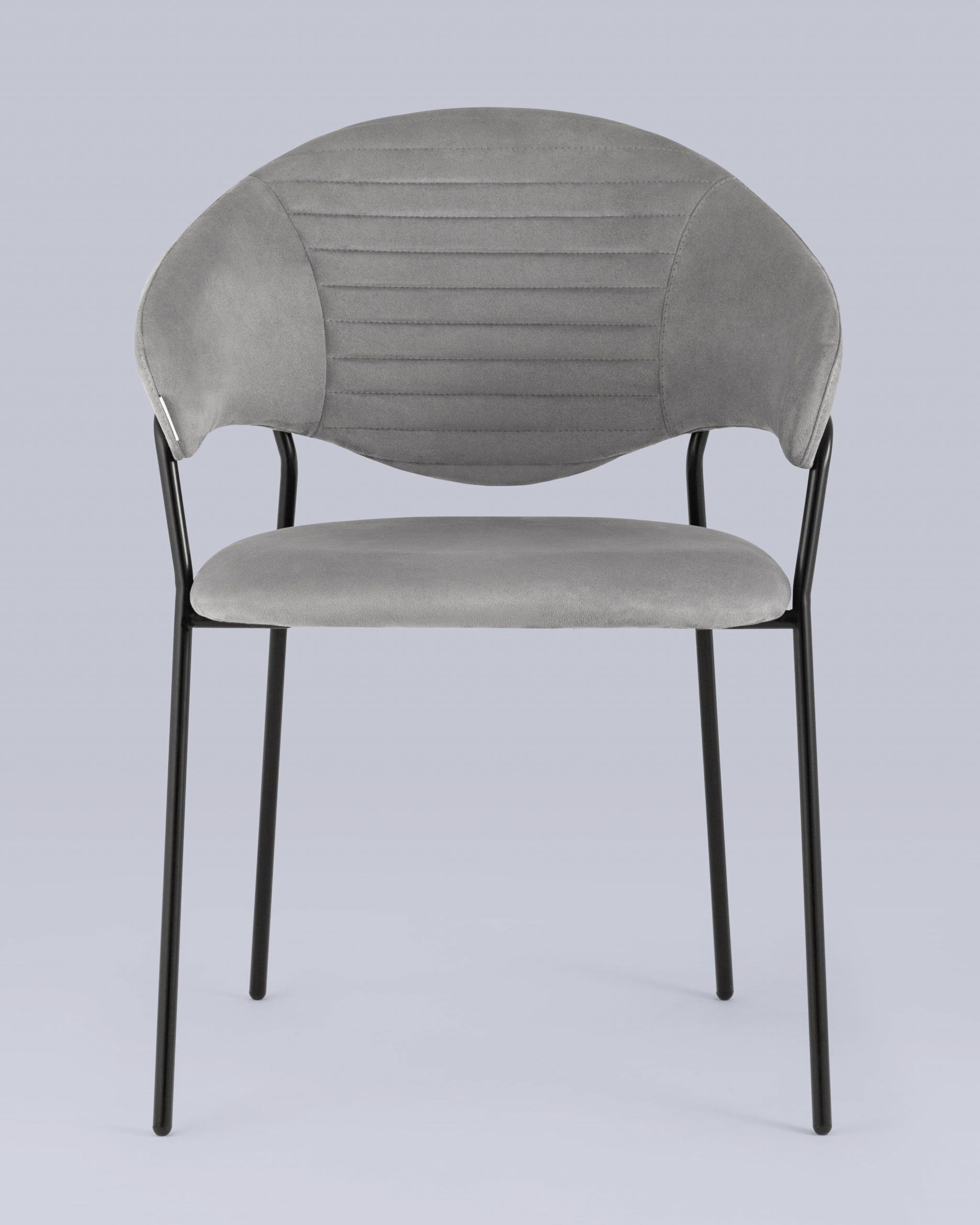 Стул Алексис искусственная замша серый — изображение 3