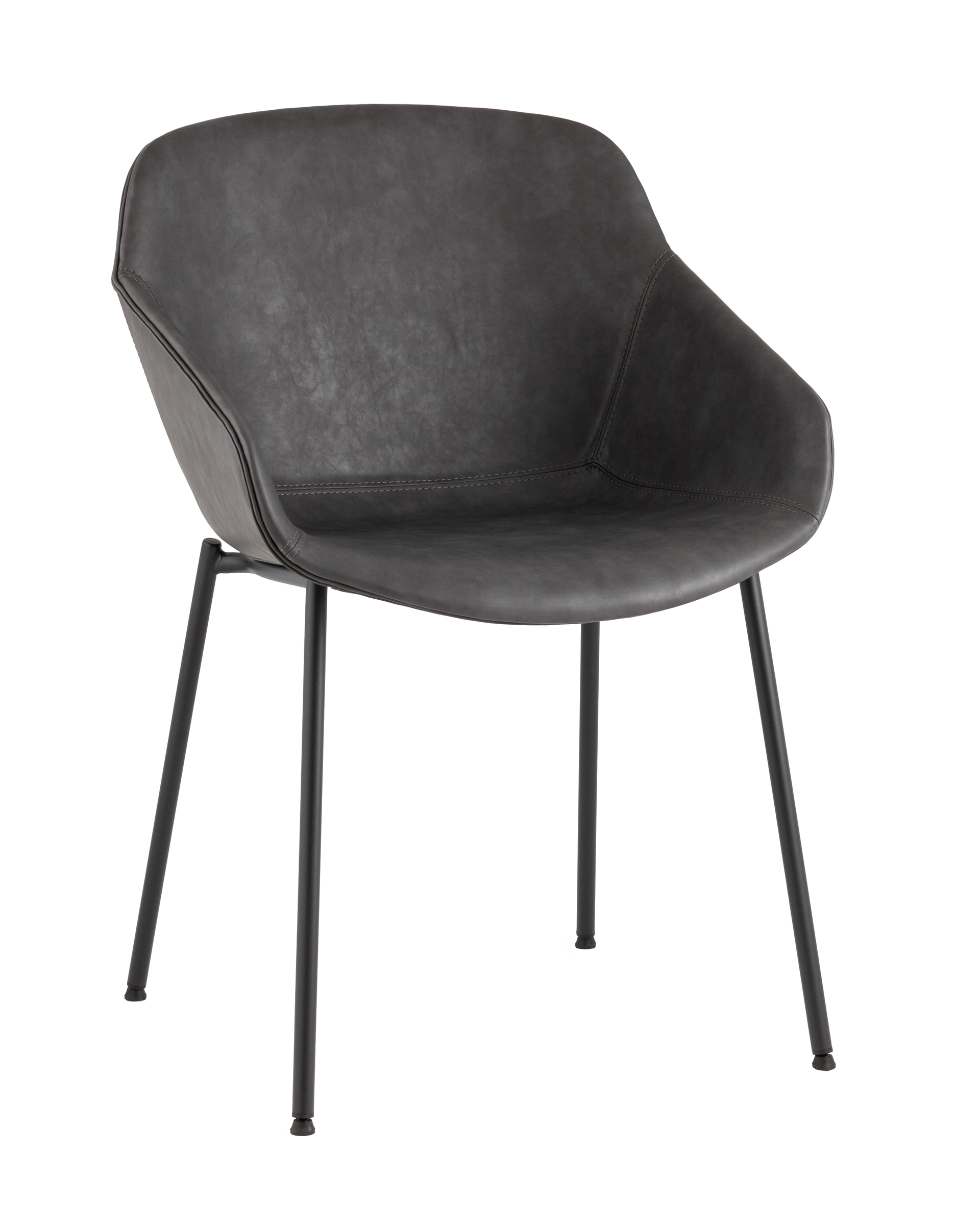 Стул Ashby экокожа серый