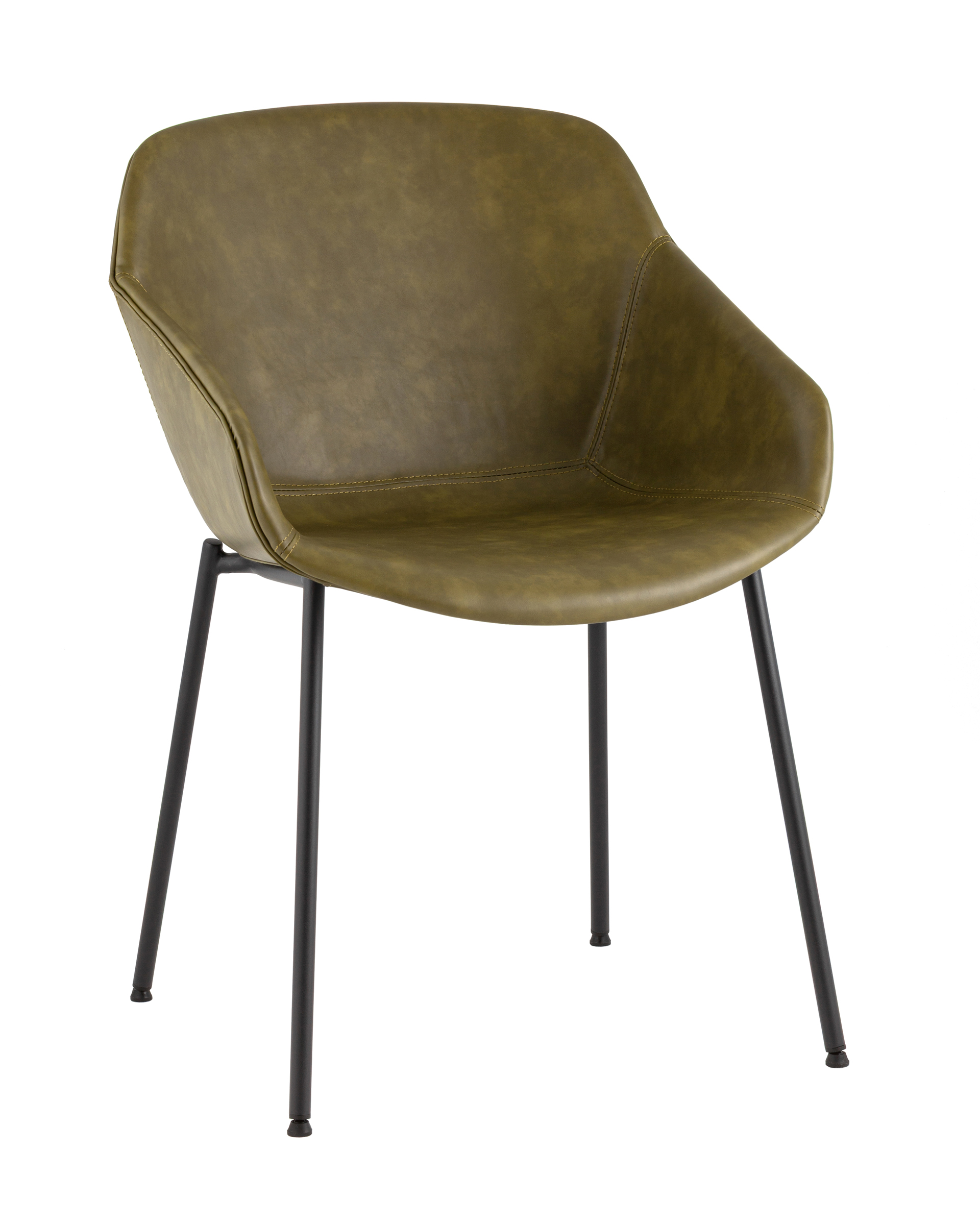 Стул Ashby экокожа зелёный