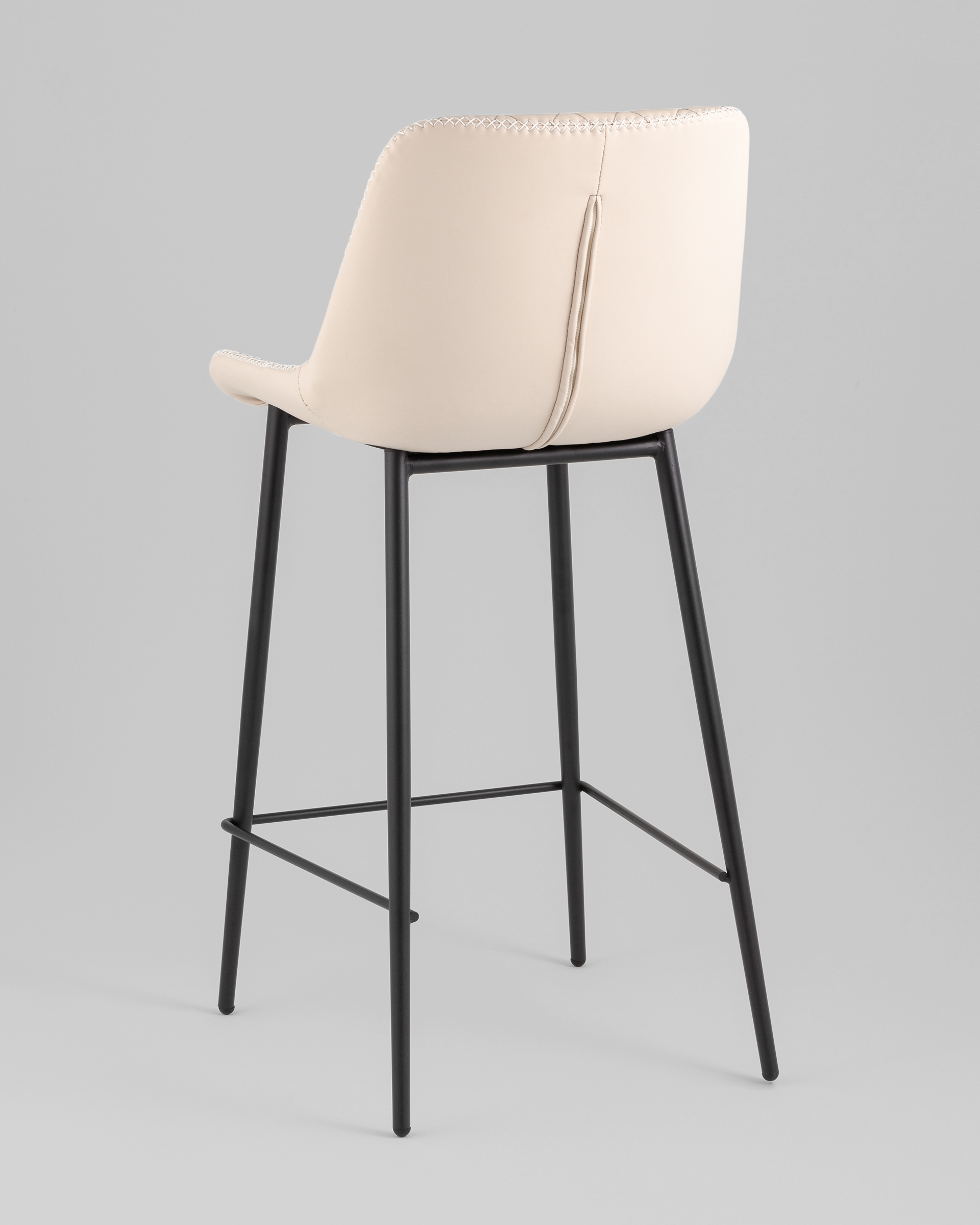 Стул барный Arch экокожа светло-серый — изображение 6