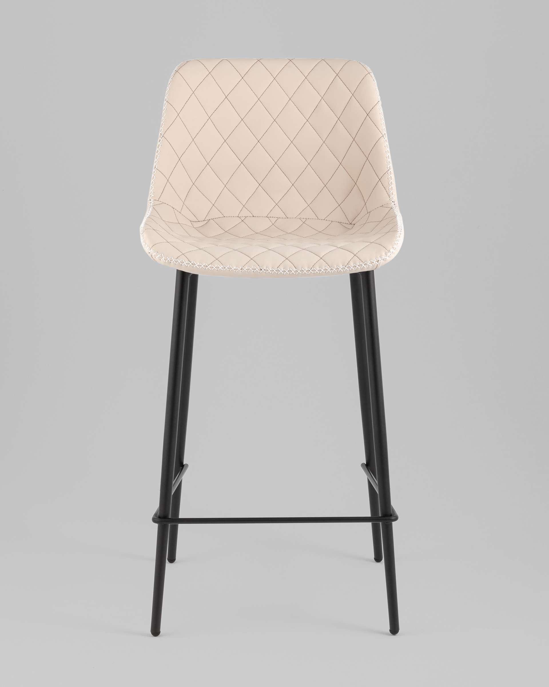 Стул барный Arch экокожа светло-серый — изображение 3