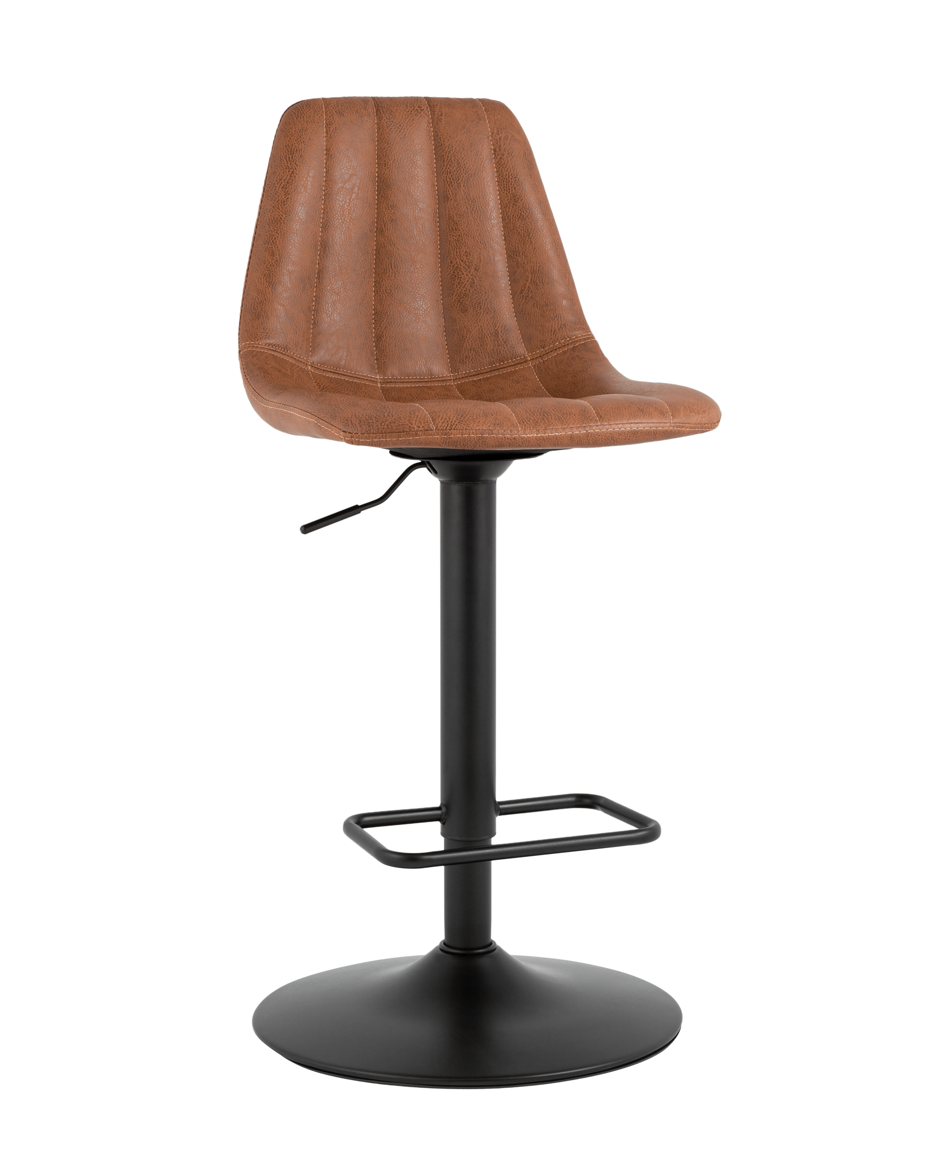 Стул барный Code экокожа коричневый