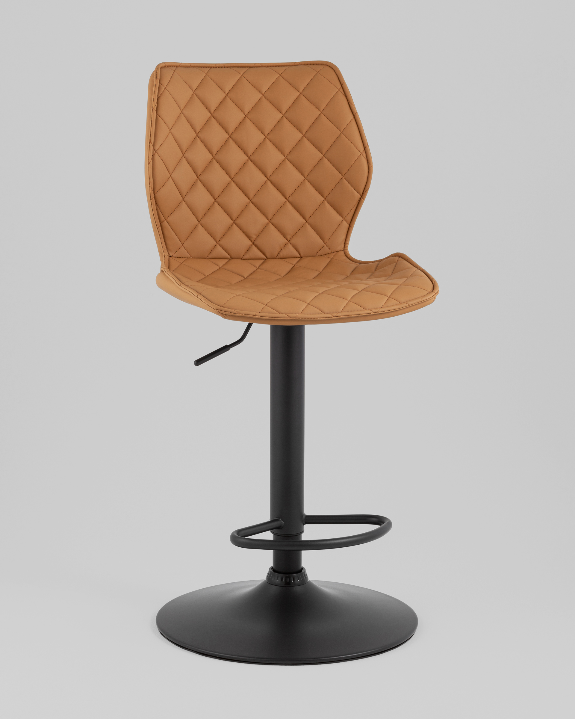 Стул барный Dome экокожа коричневый — изображение 2