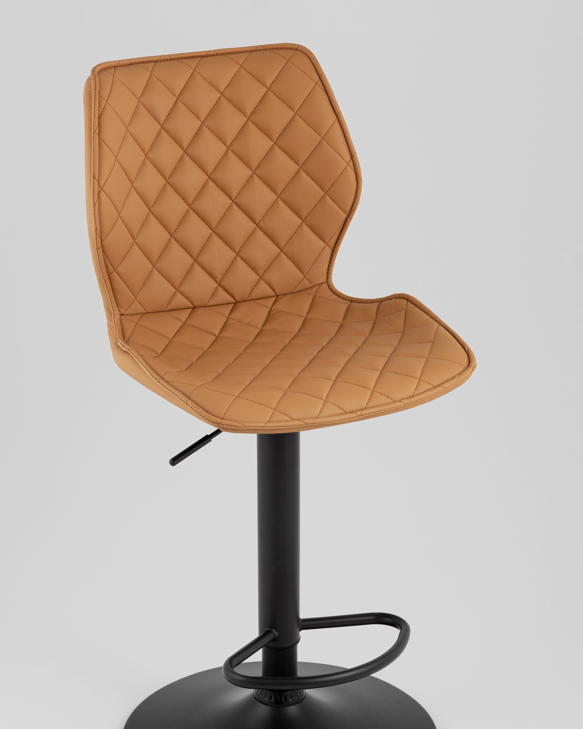 Стул барный Dome экокожа коричневый — изображение 8