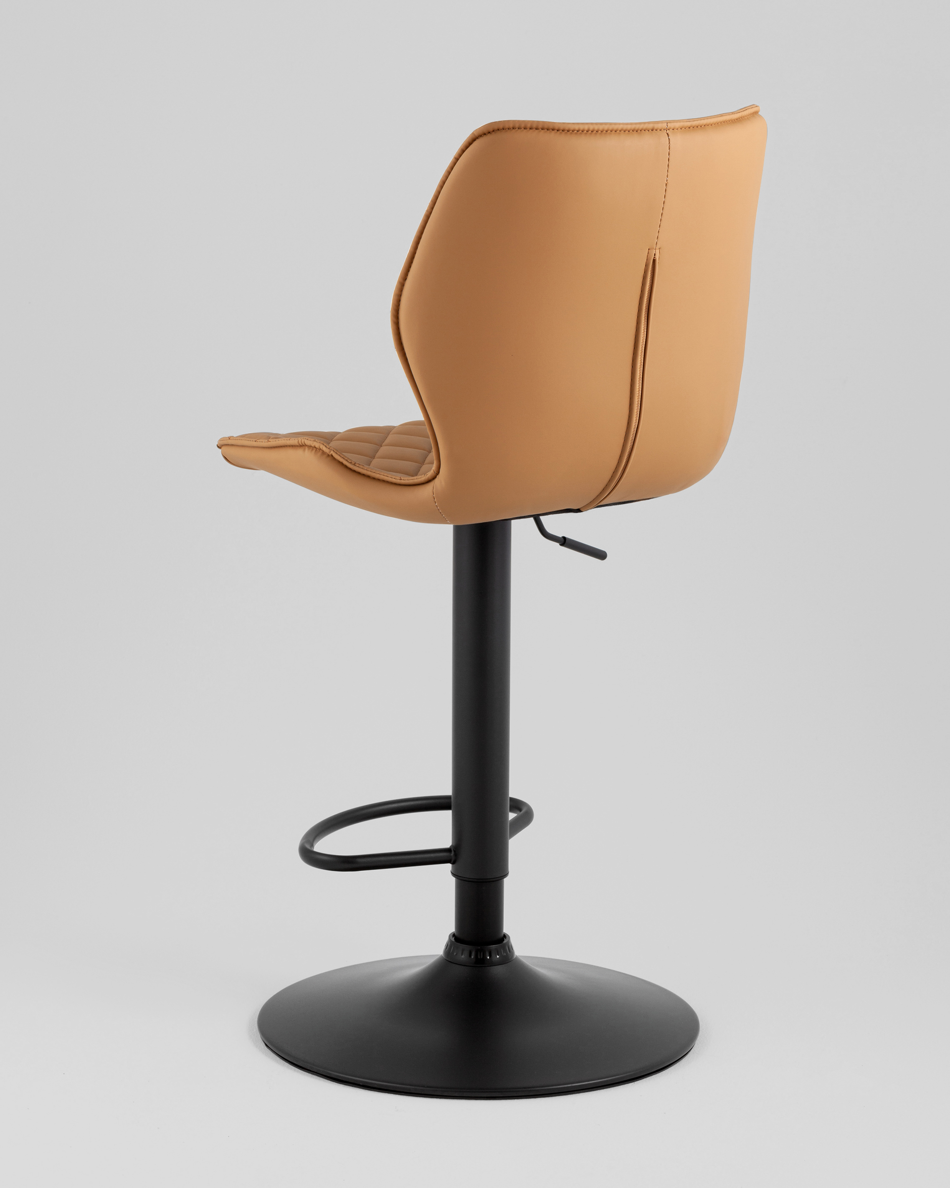 Стул барный Dome экокожа коричневый — изображение 6