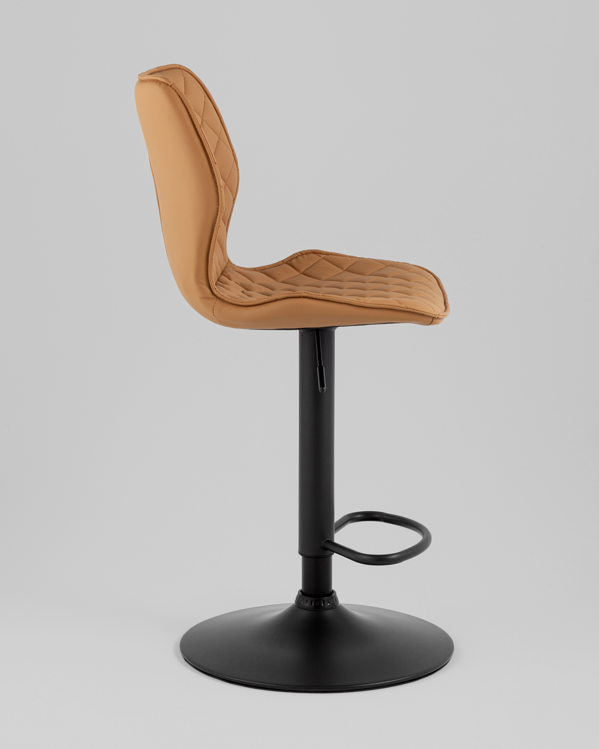 Стул барный Dome экокожа коричневый — изображение 4