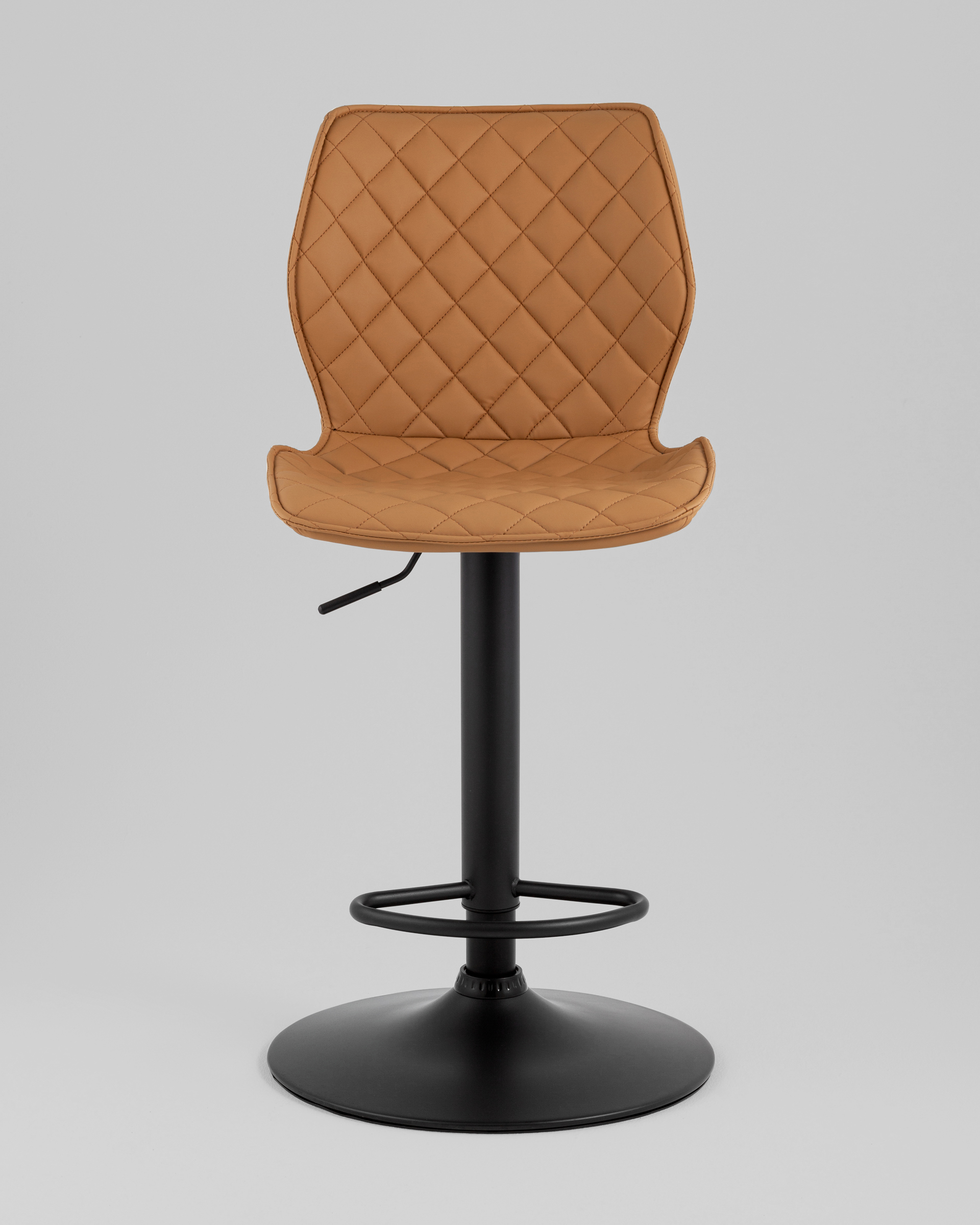 Стул барный Dome экокожа коричневый — изображение 3