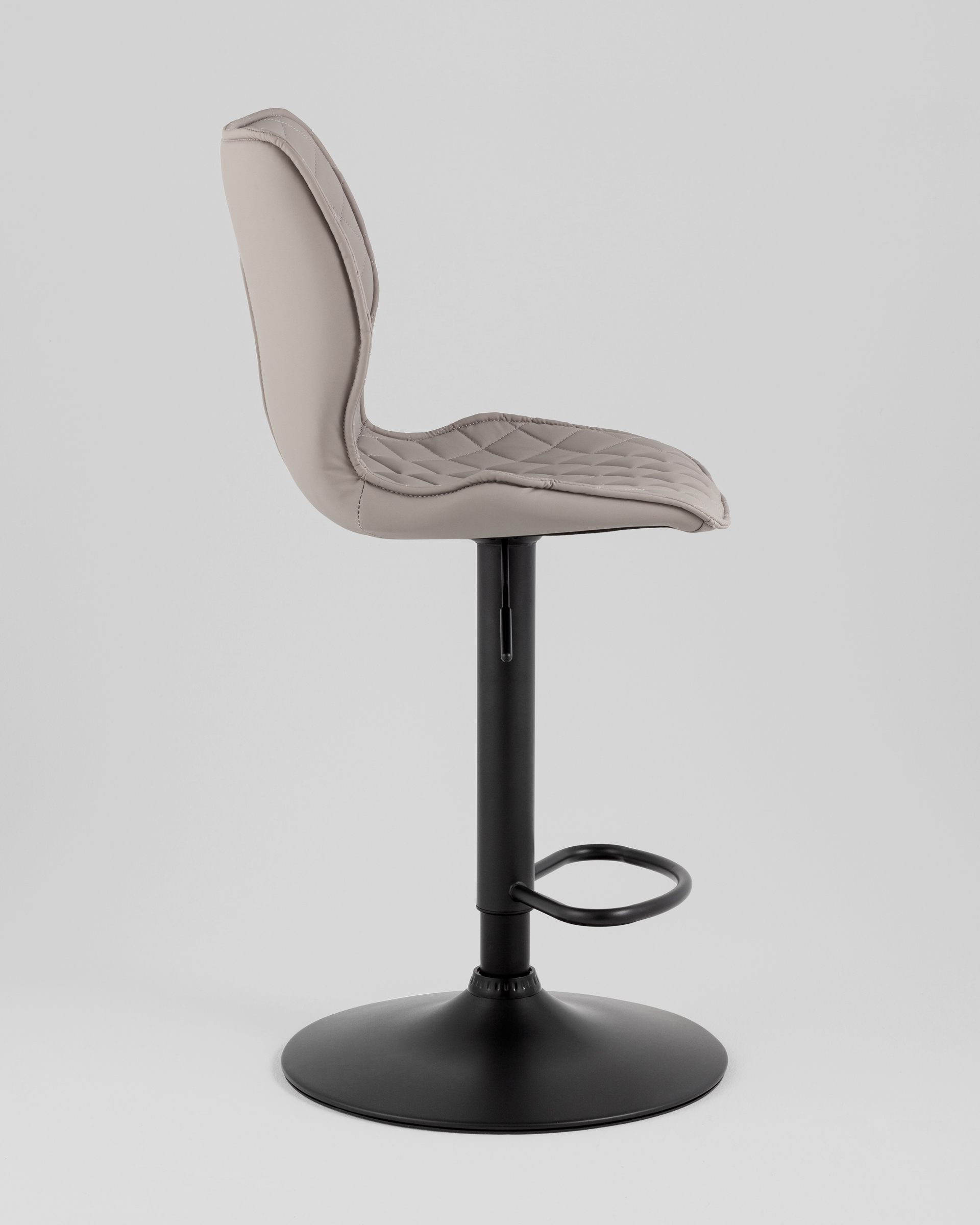 Стул барный Dome экокожа серый — изображение 4