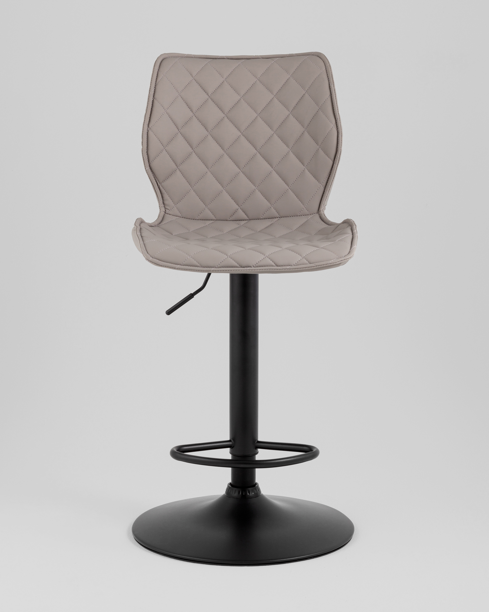 Стул барный Dome экокожа серый 2 шт — изображение 3