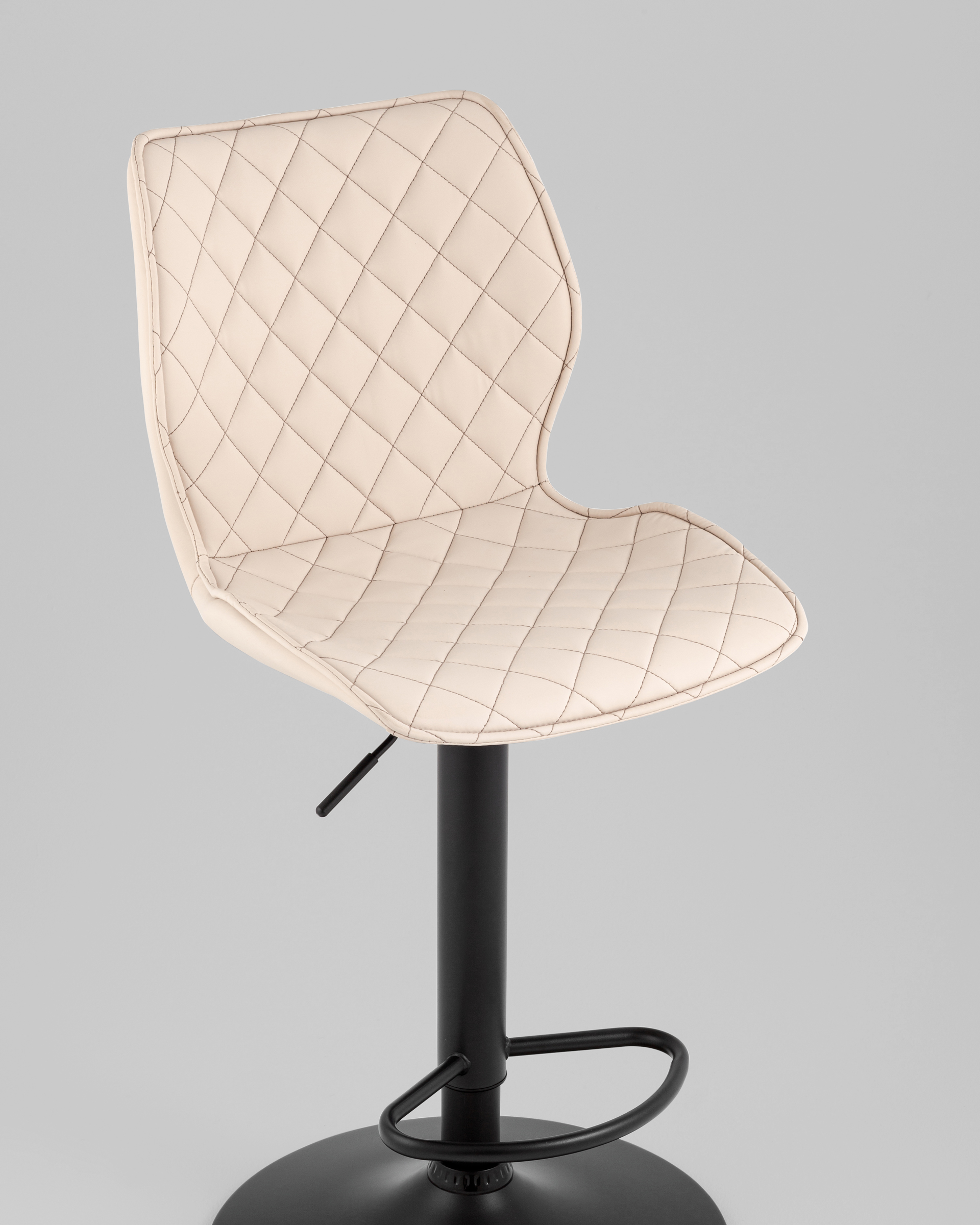 Стул барный Dome экокожа светло-серый 2 шт — изображение 8