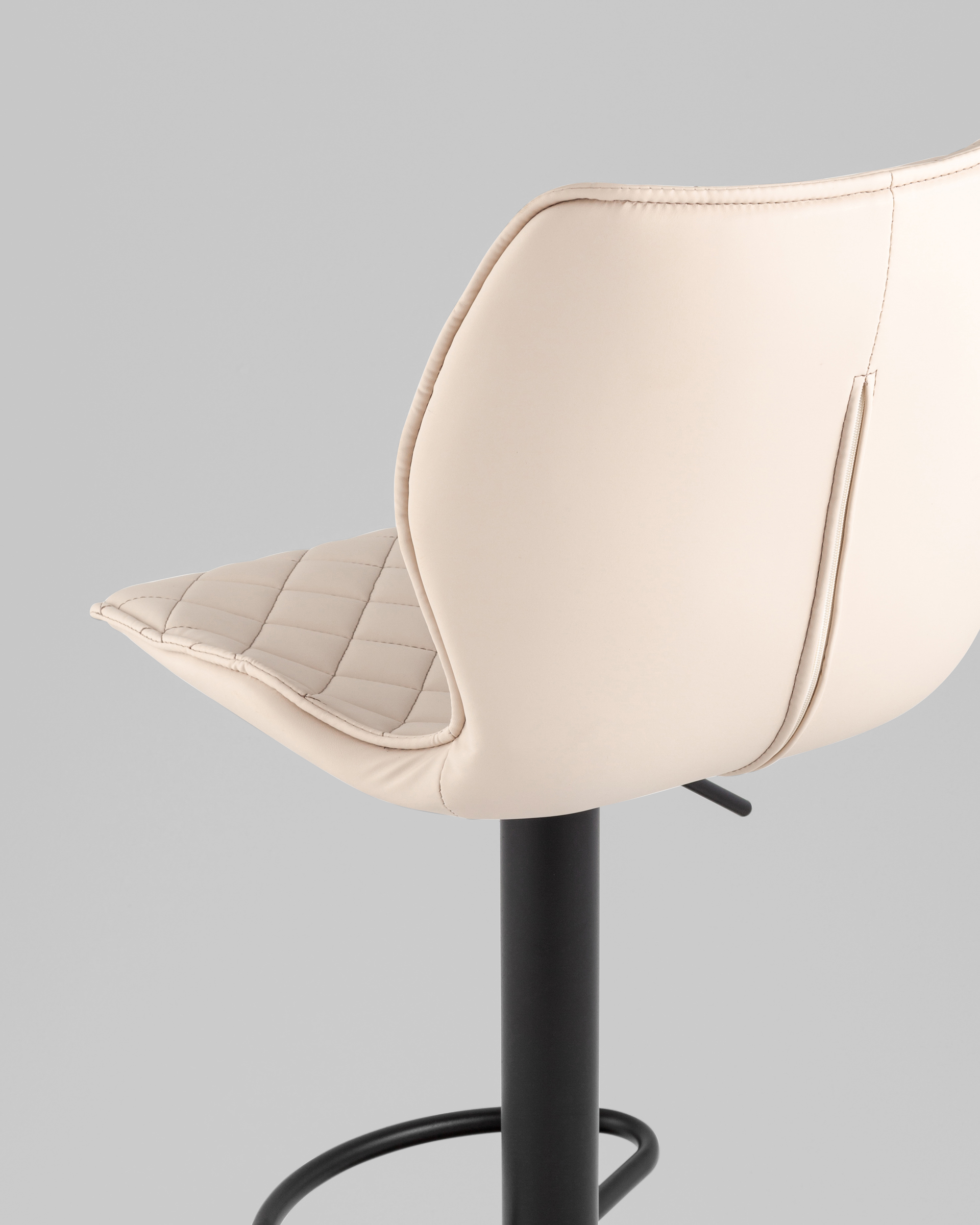 Стул барный Dome экокожа светло-серый 2 шт — изображение 7