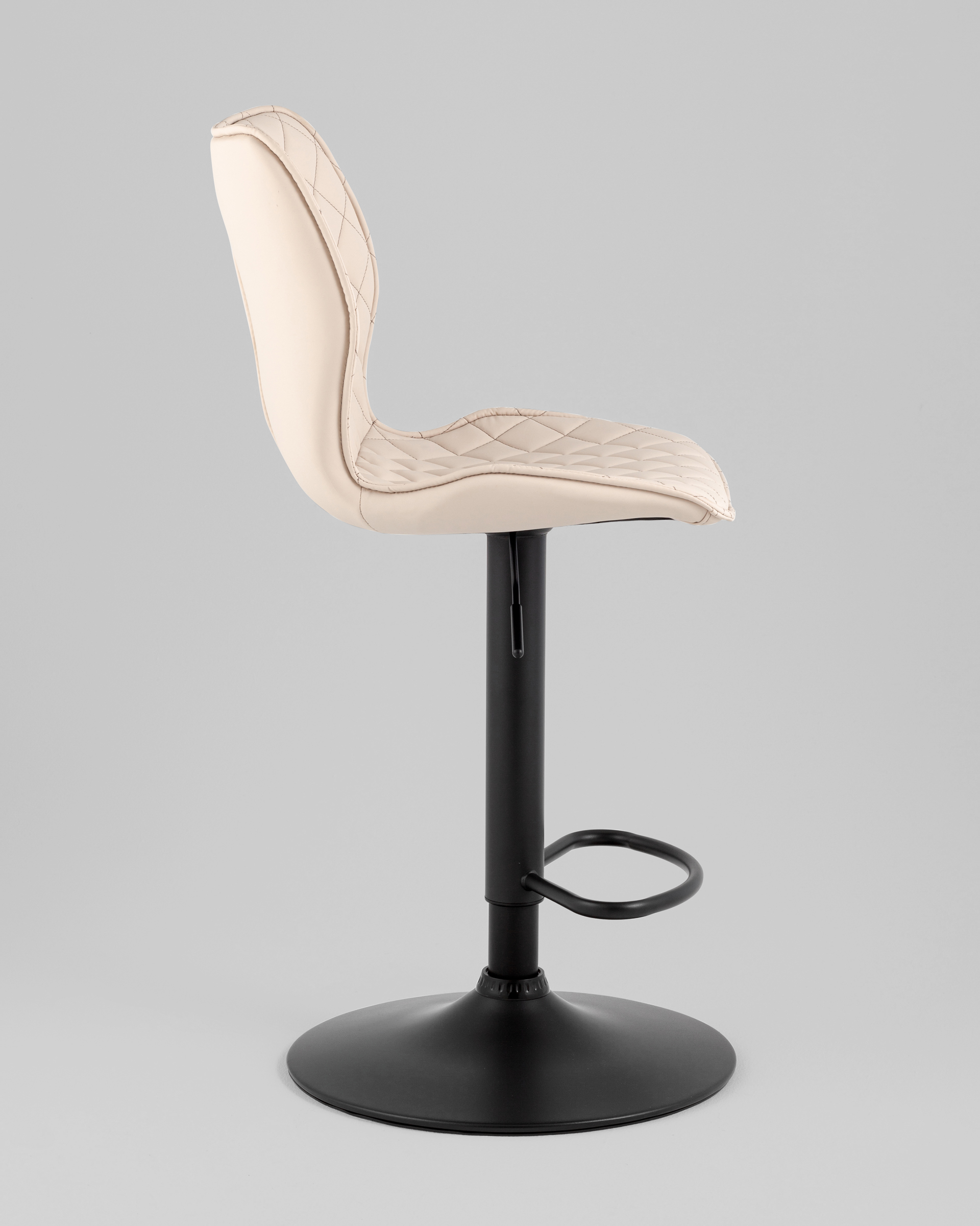 Стул барный Dome экокожа светло-серый 2 шт — изображение 4