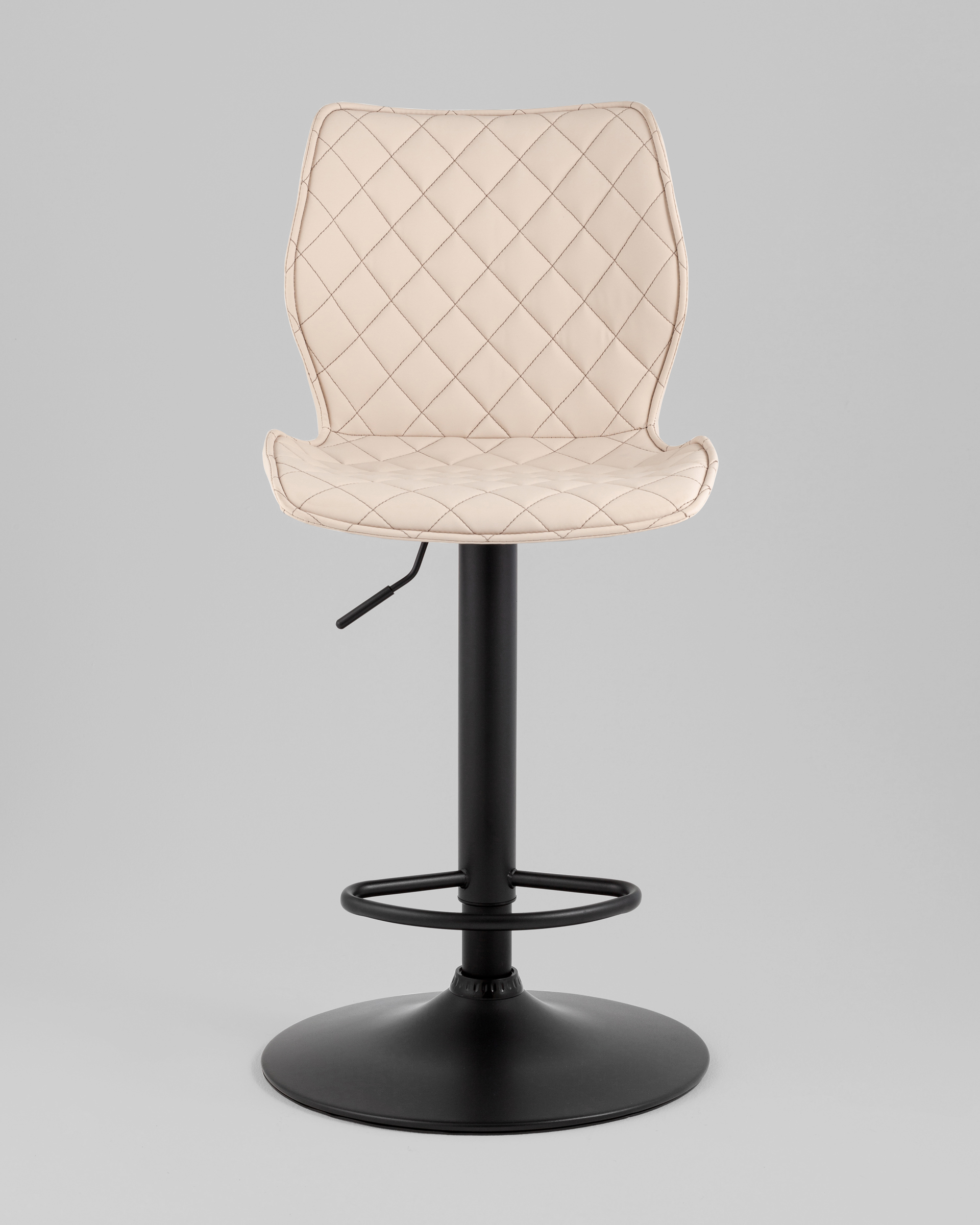 Стул барный Dome экокожа светло-серый 2 шт — изображение 3