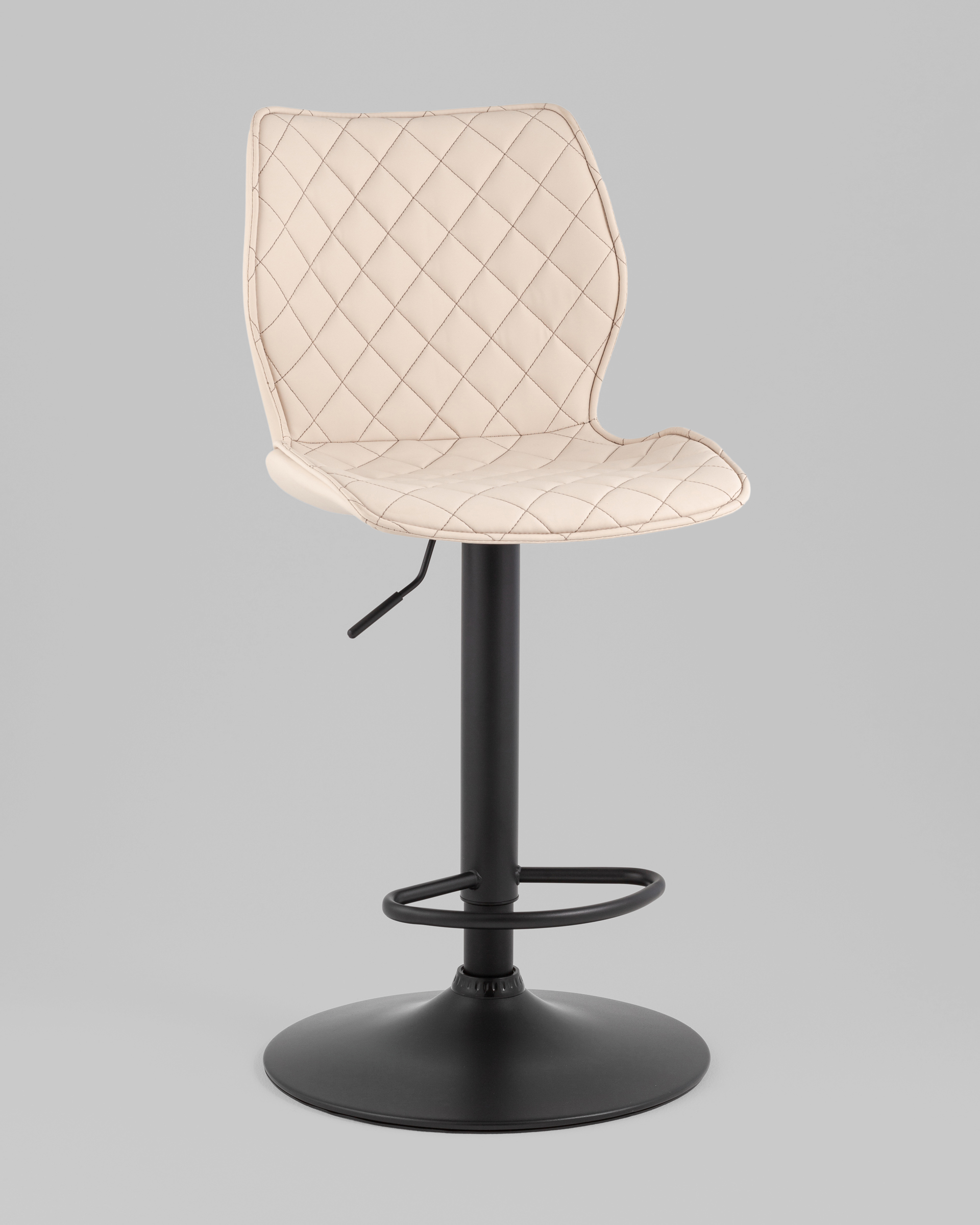 Стул барный Dome экокожа светло-серый 2 шт — изображение 2