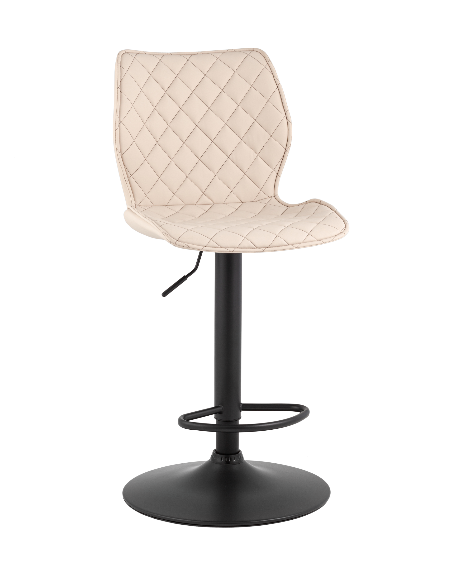 Стул барный Dome экокожа светло-серый