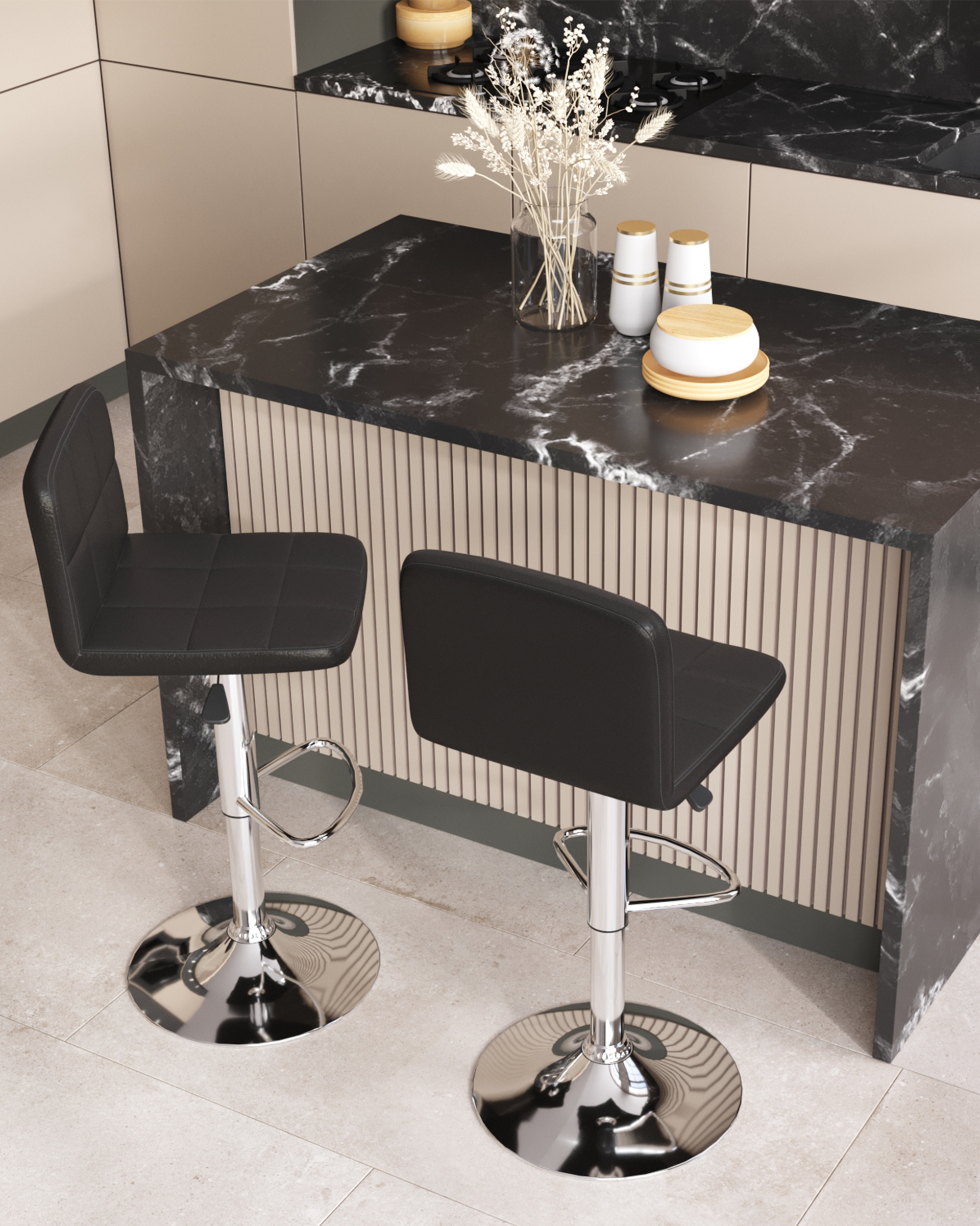 Стул барный Малави NEW черный NP 2 шт — изображение 3