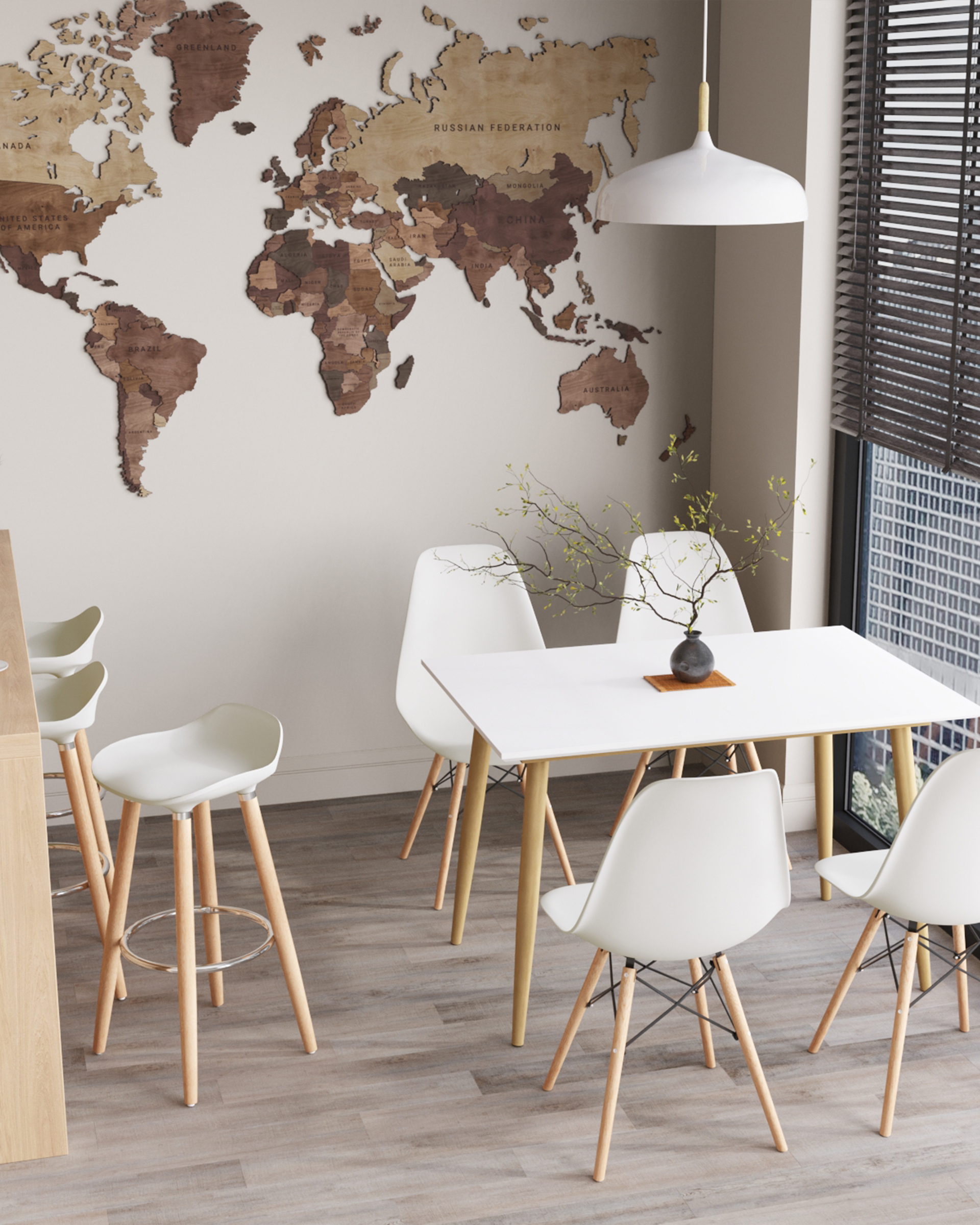 Стол обеденный Стокгольм раскладной 120-160*80 белый — изображение 5