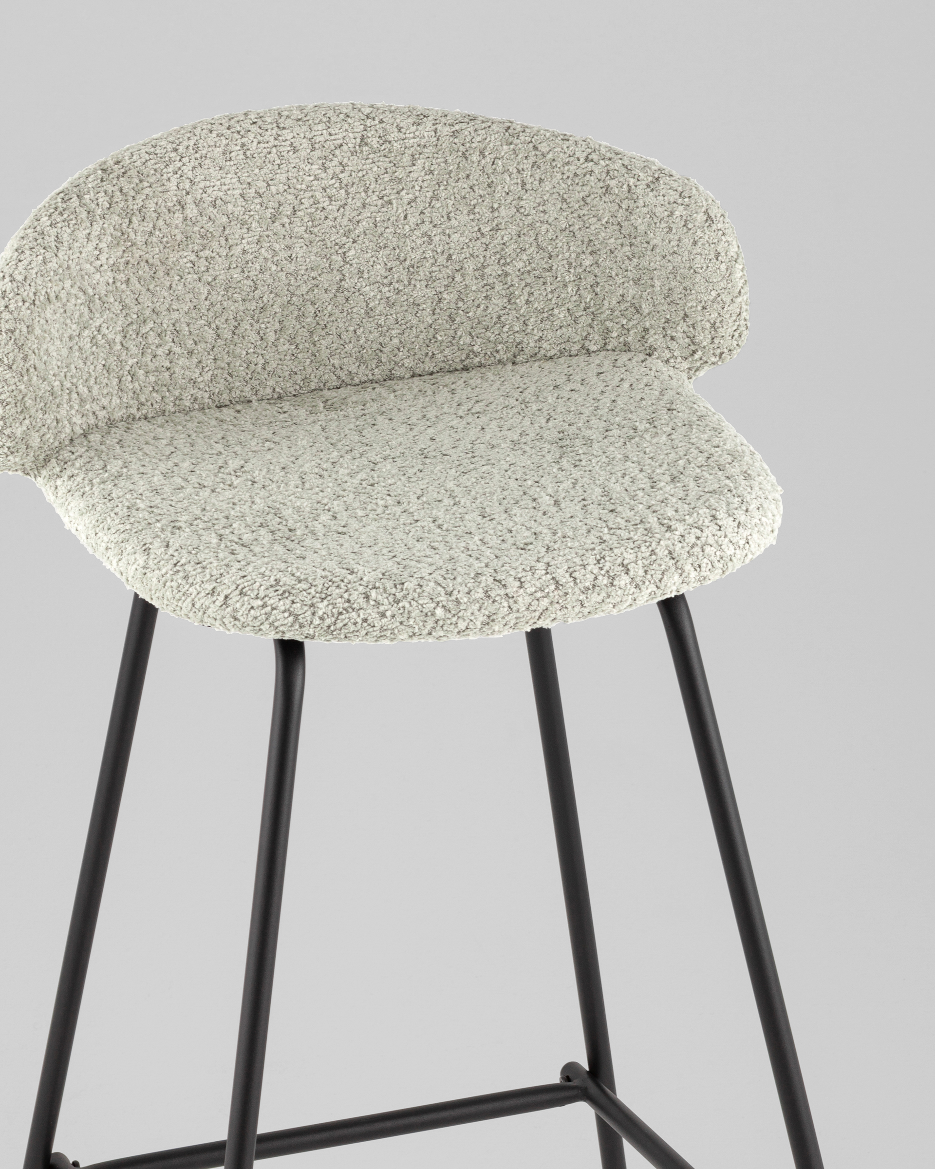 Стул барный Nita букле мятный — изображение 8