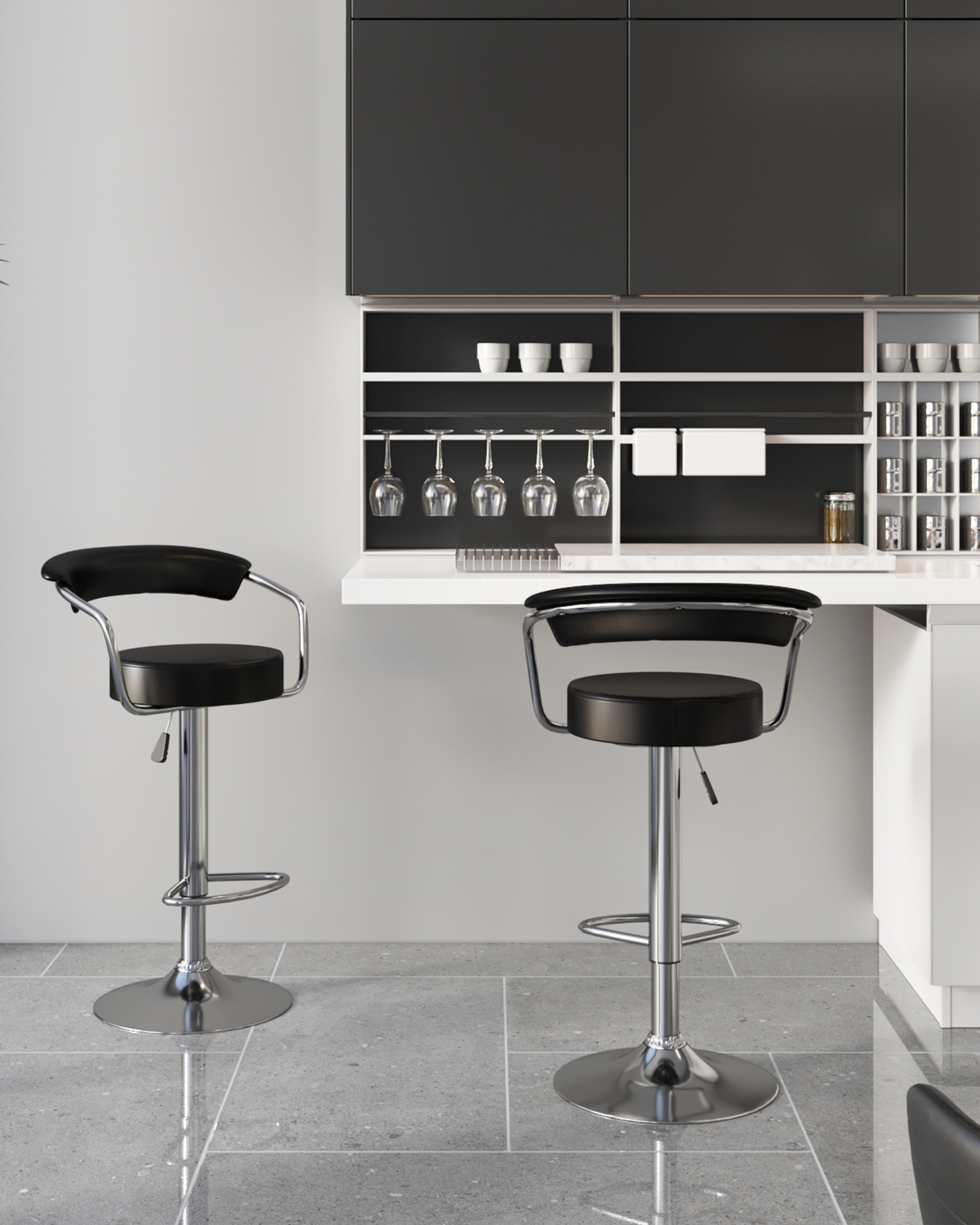 Стул барный Орион черный — изображение 4