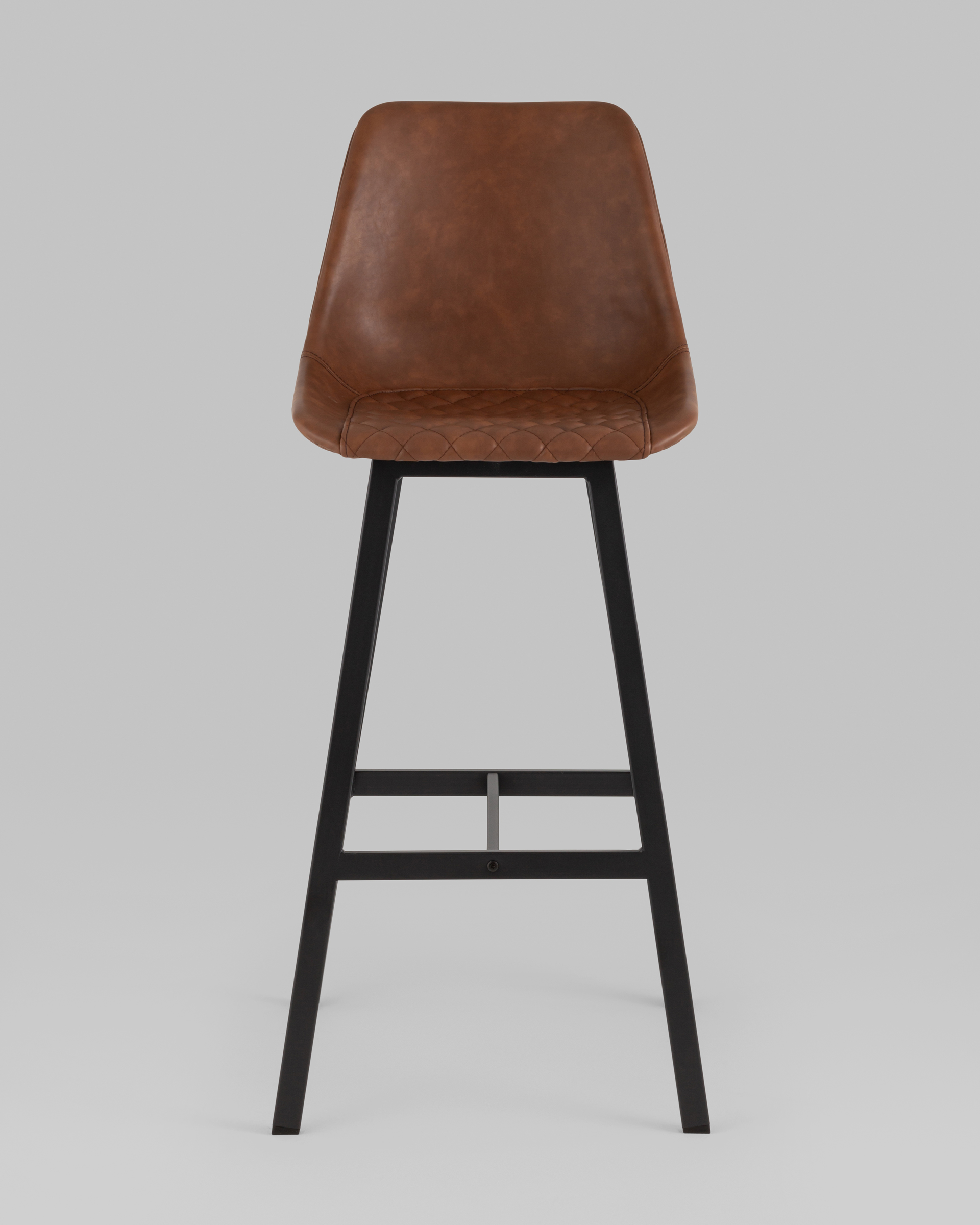 Стул барный TEXAS экокожа коричневый — изображение 3