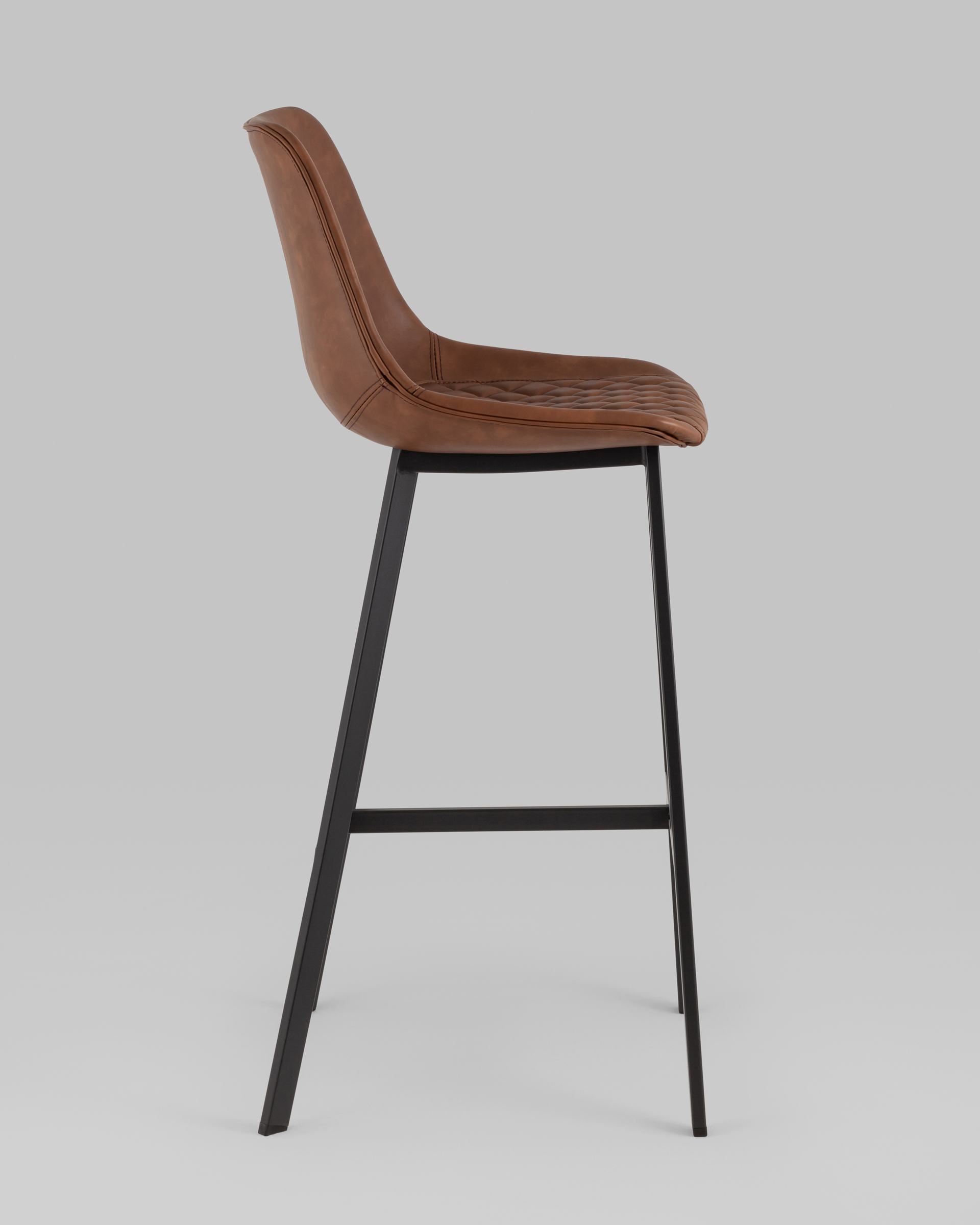 Стул барный TEXAS экокожа коричневый — изображение 4
