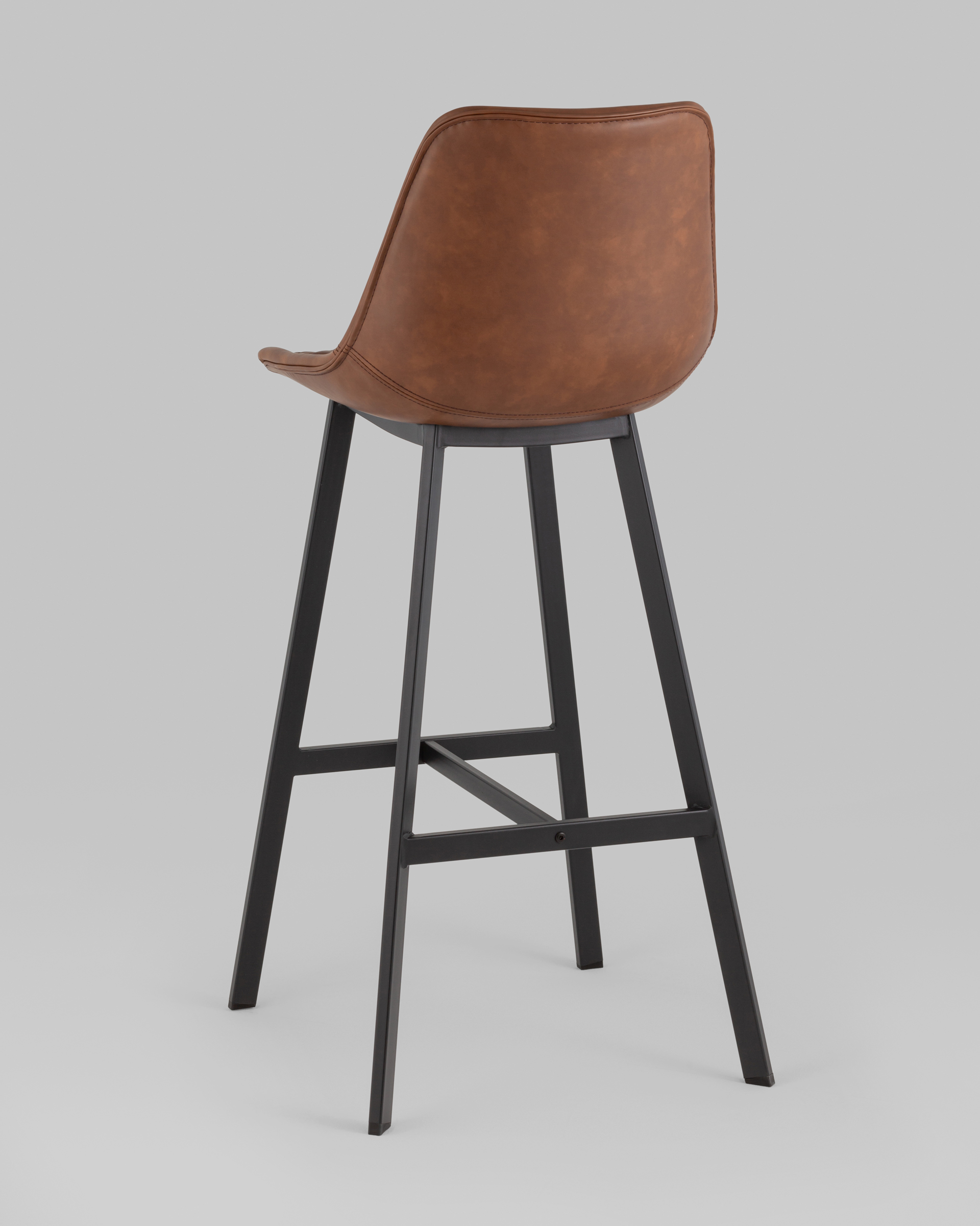 Стул барный TEXAS экокожа коричневый — изображение 6