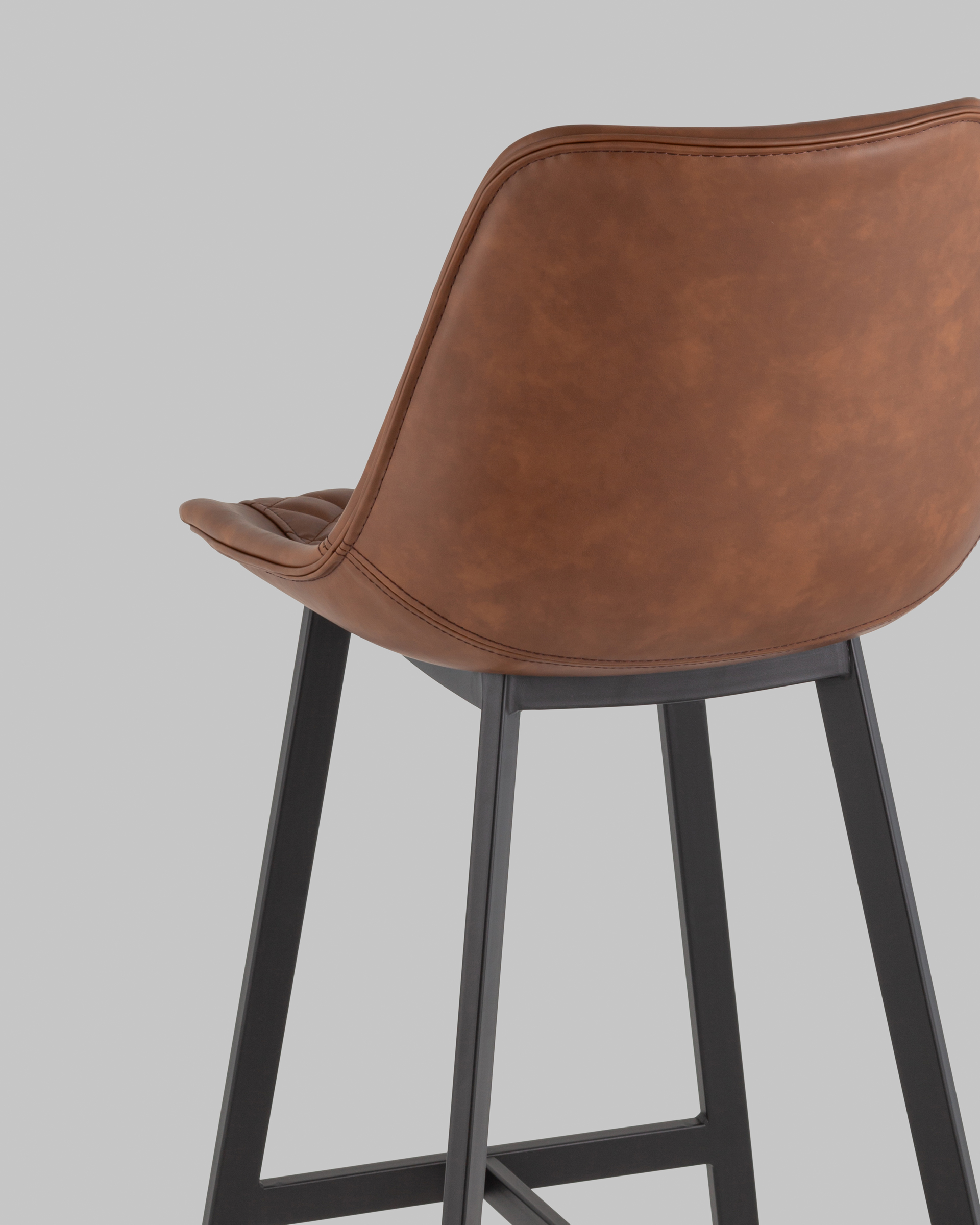 Стул барный TEXAS экокожа коричневый — изображение 7