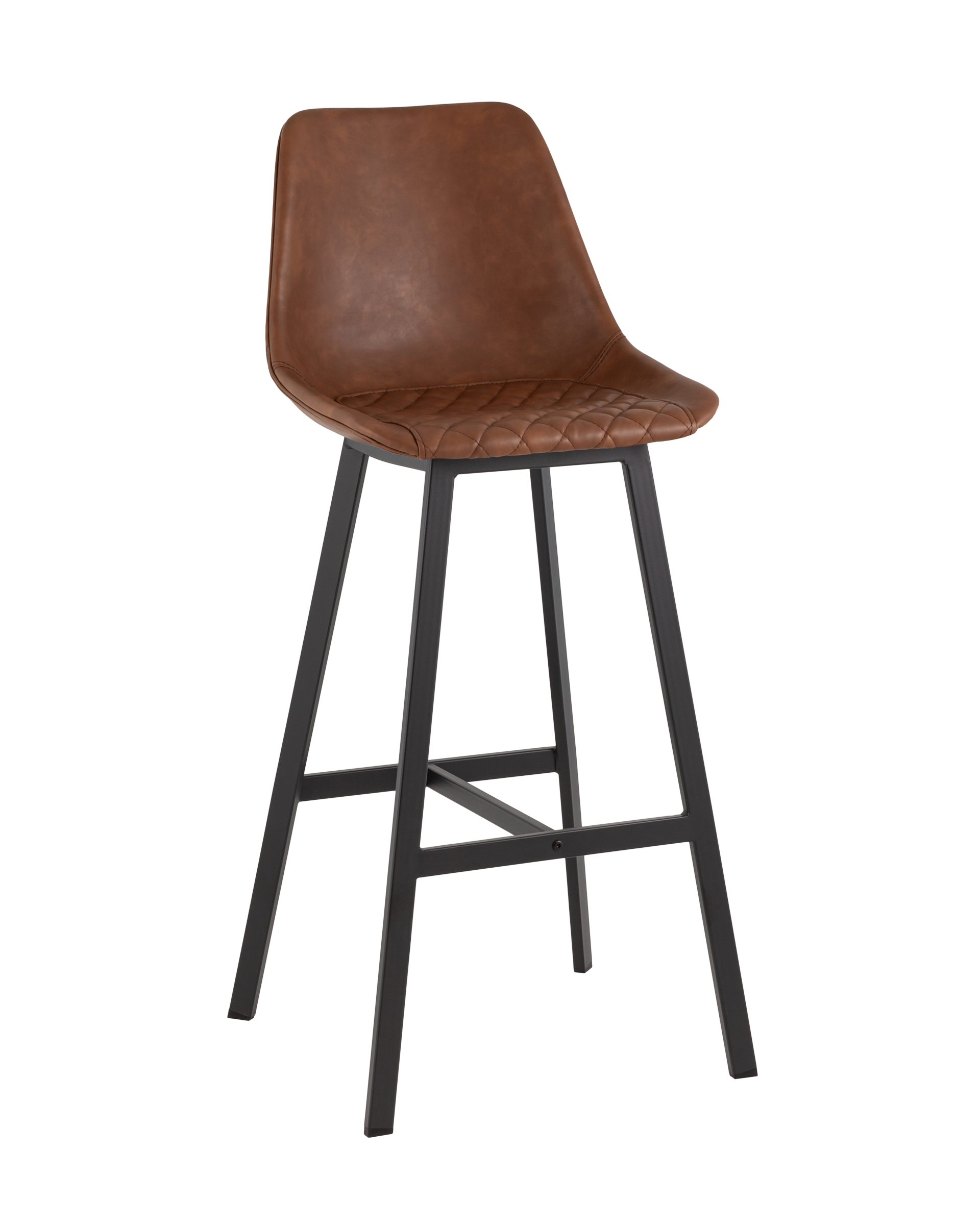 Стул барный TEXAS экокожа коричневый