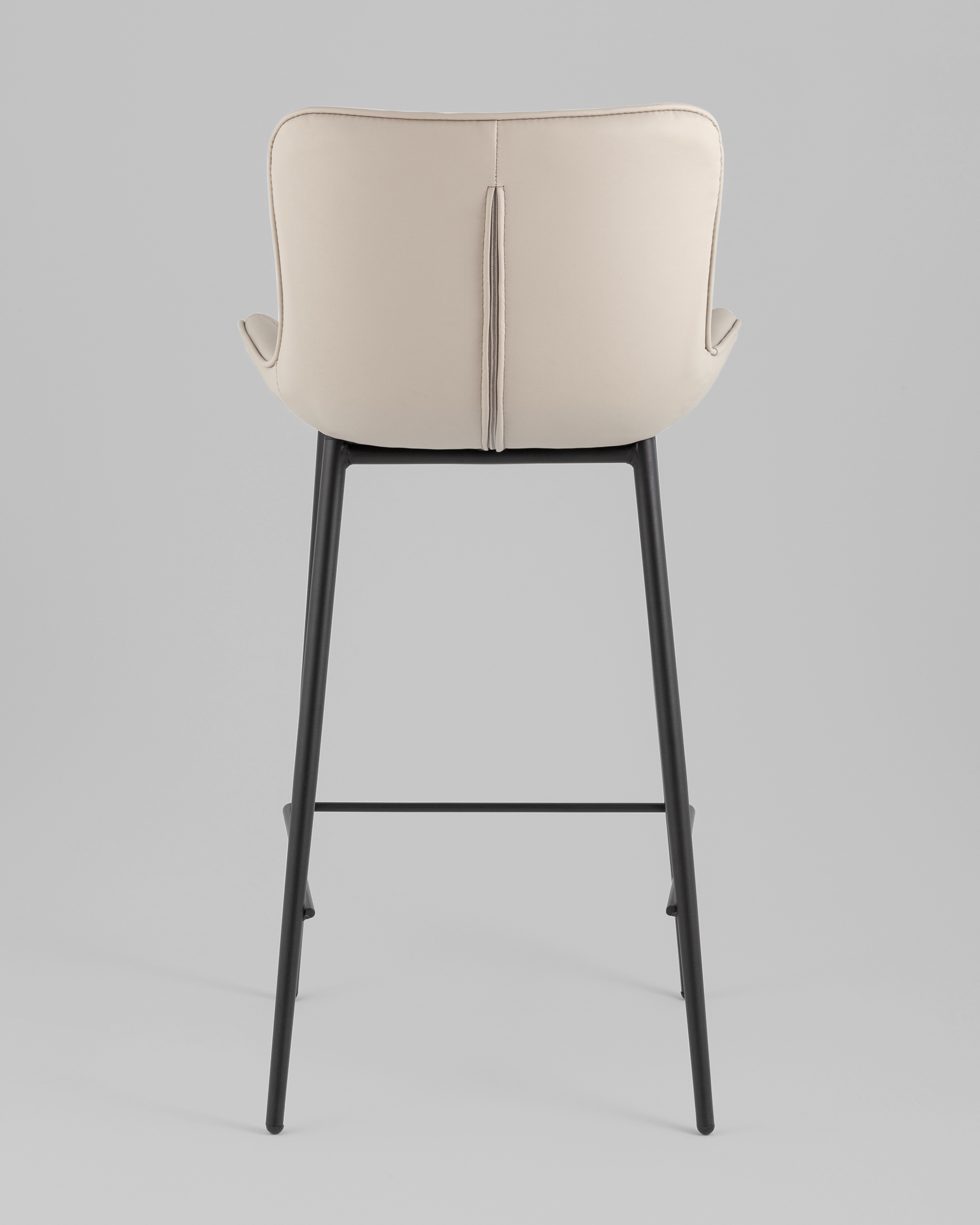 Стул полубарный Vault экокожа серый — изображение 5