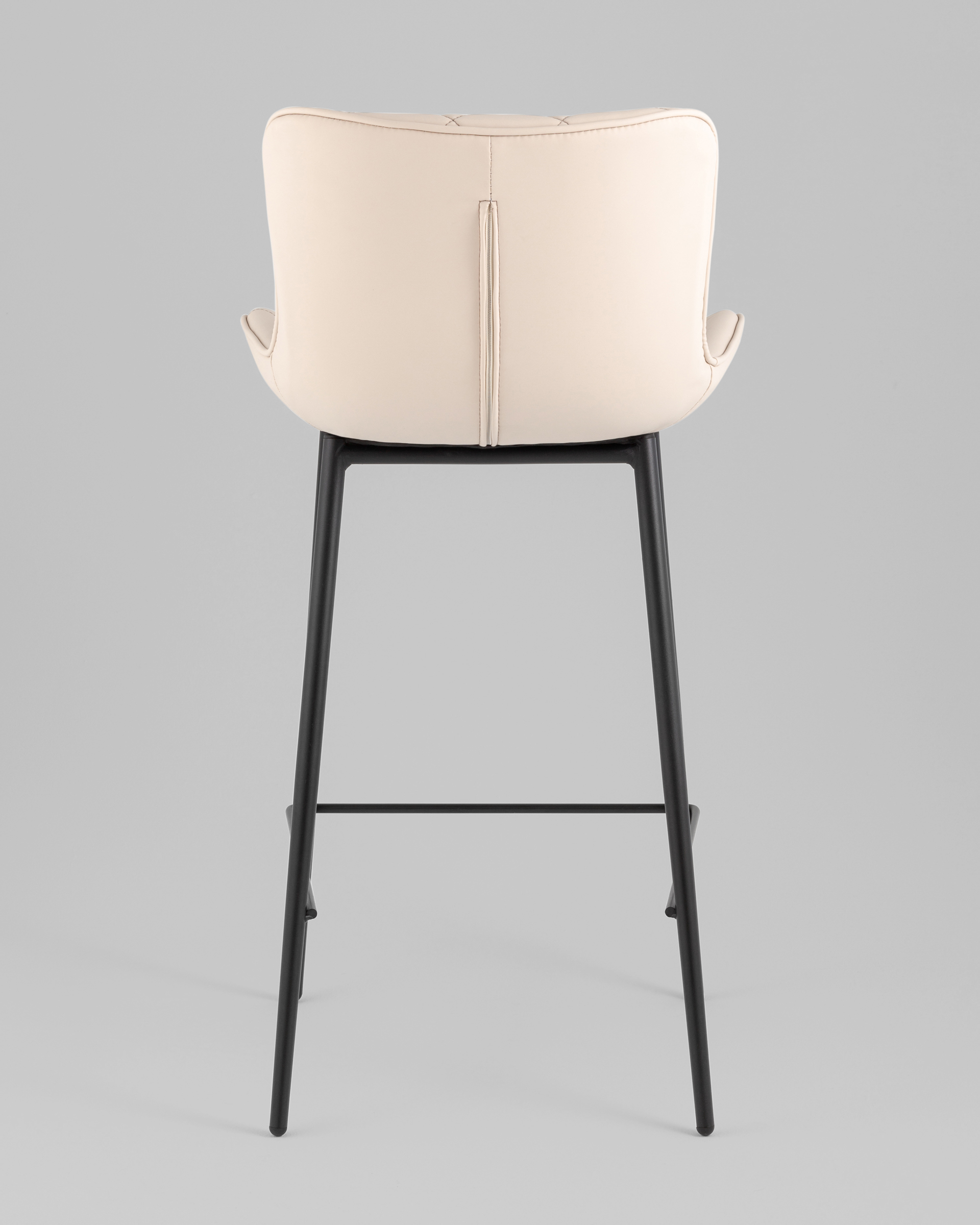 Стул полубарный Vault экокожа светло-серый — изображение 7