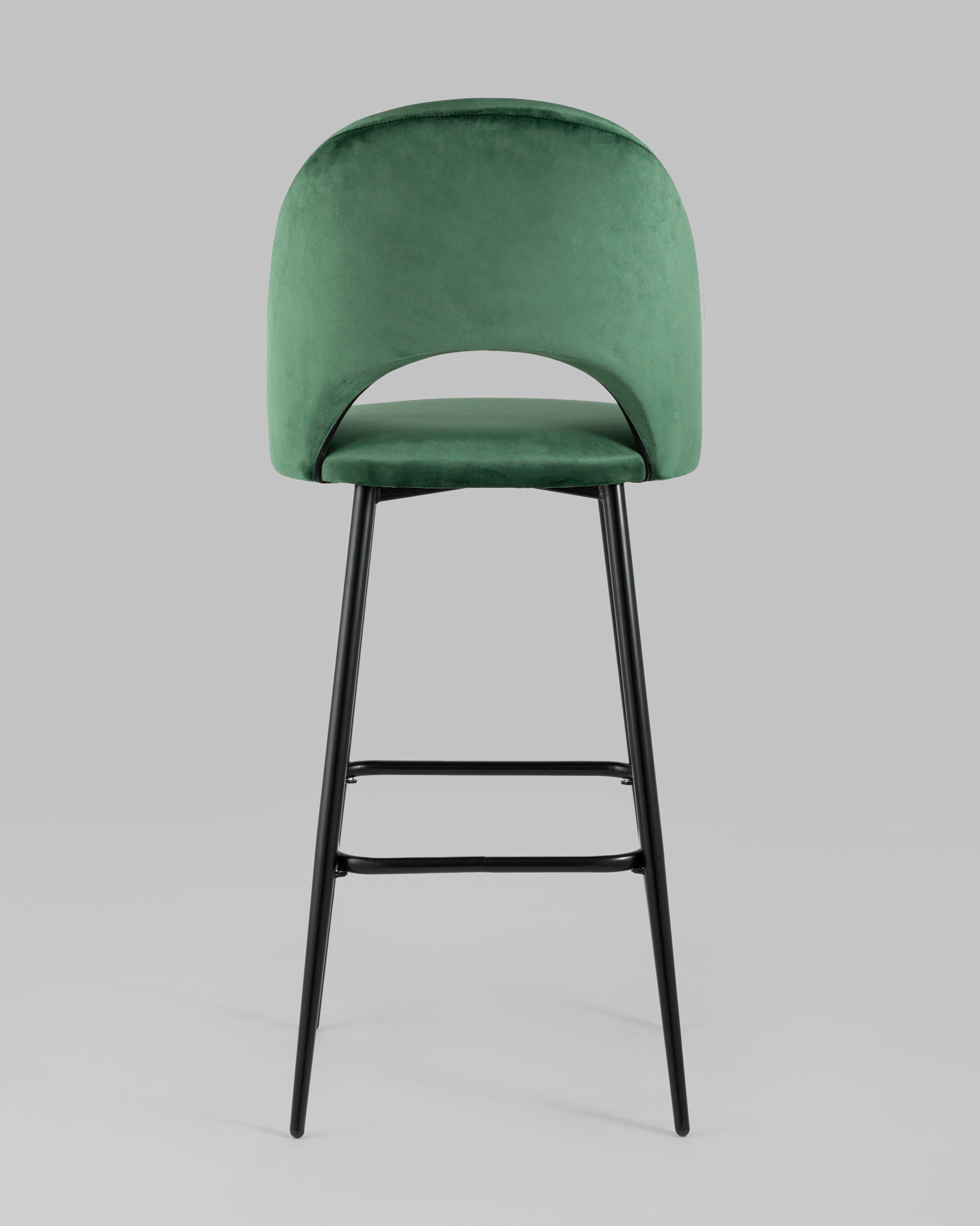 Стул барный Меган велюр зеленый 2 шт — изображение 5