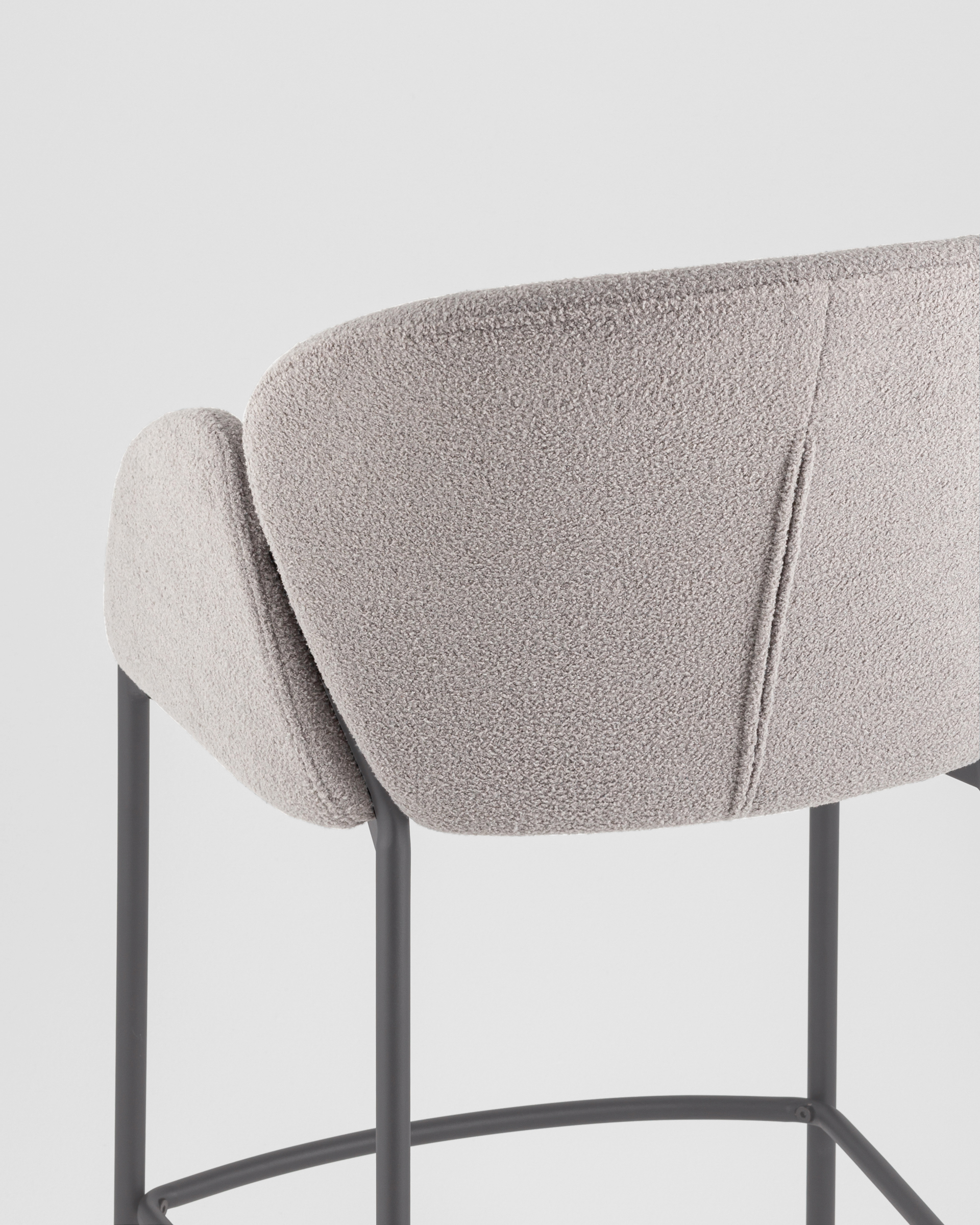Стул полубарный Melia серый — изображение 7