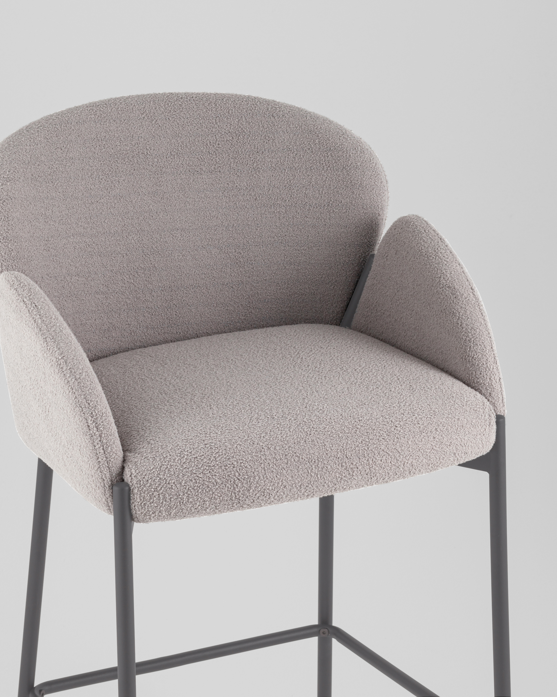 Стул полубарный Melia серый — изображение 8