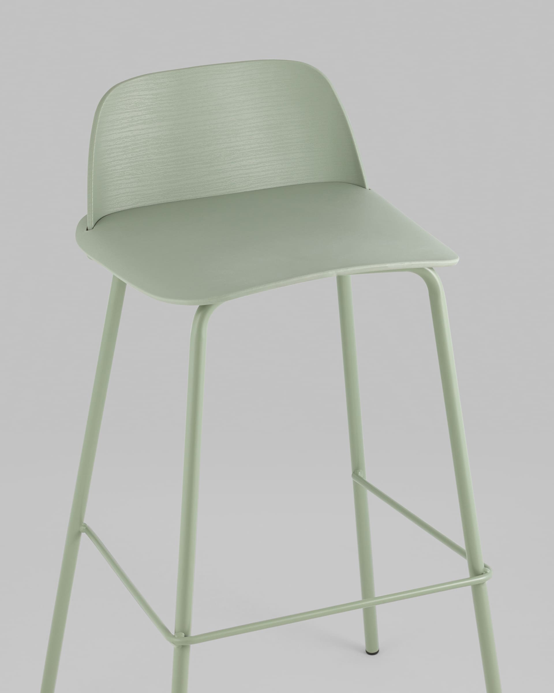Стул барный Mist серо-зеленый 4 шт — изображение 8
