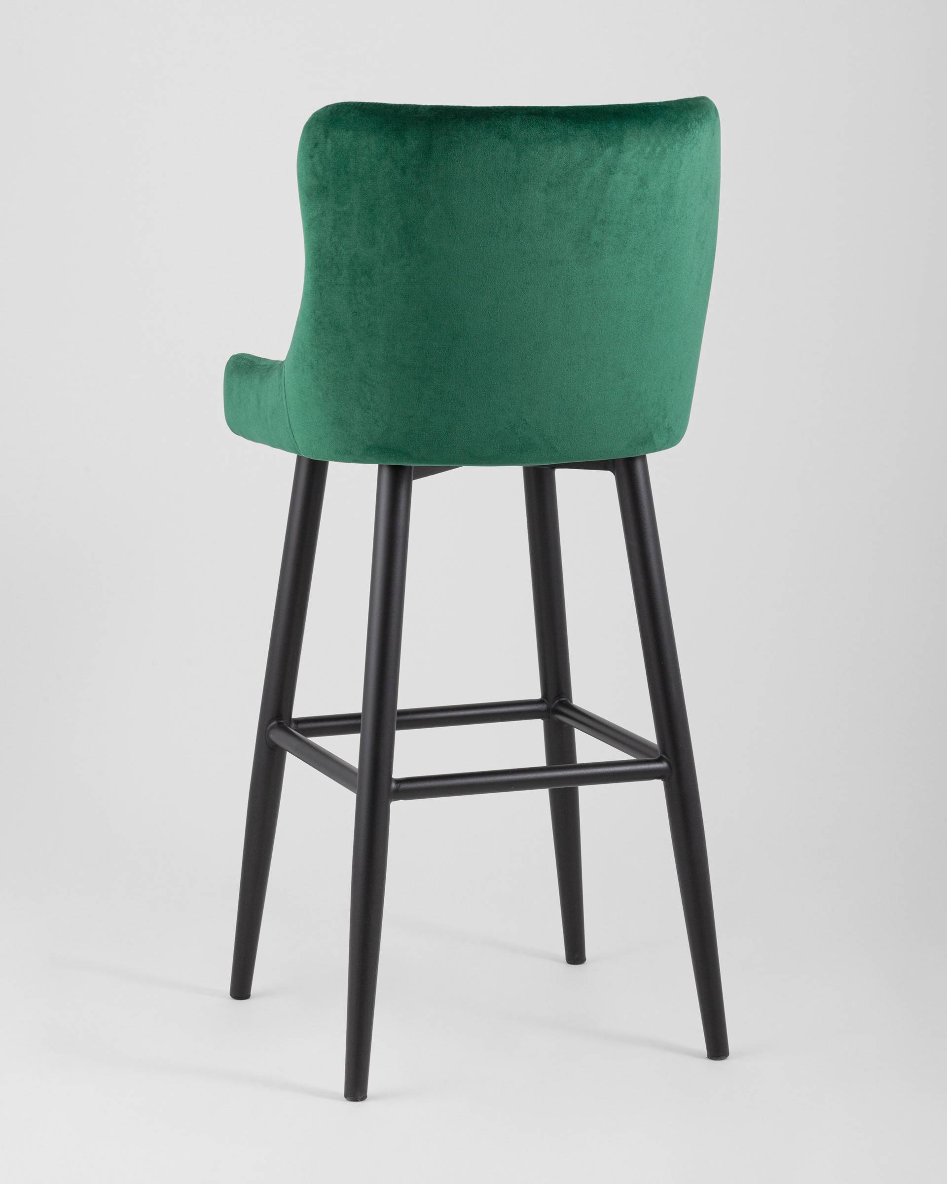 Стул барный Ститч велюр изумрудный — изображение 8