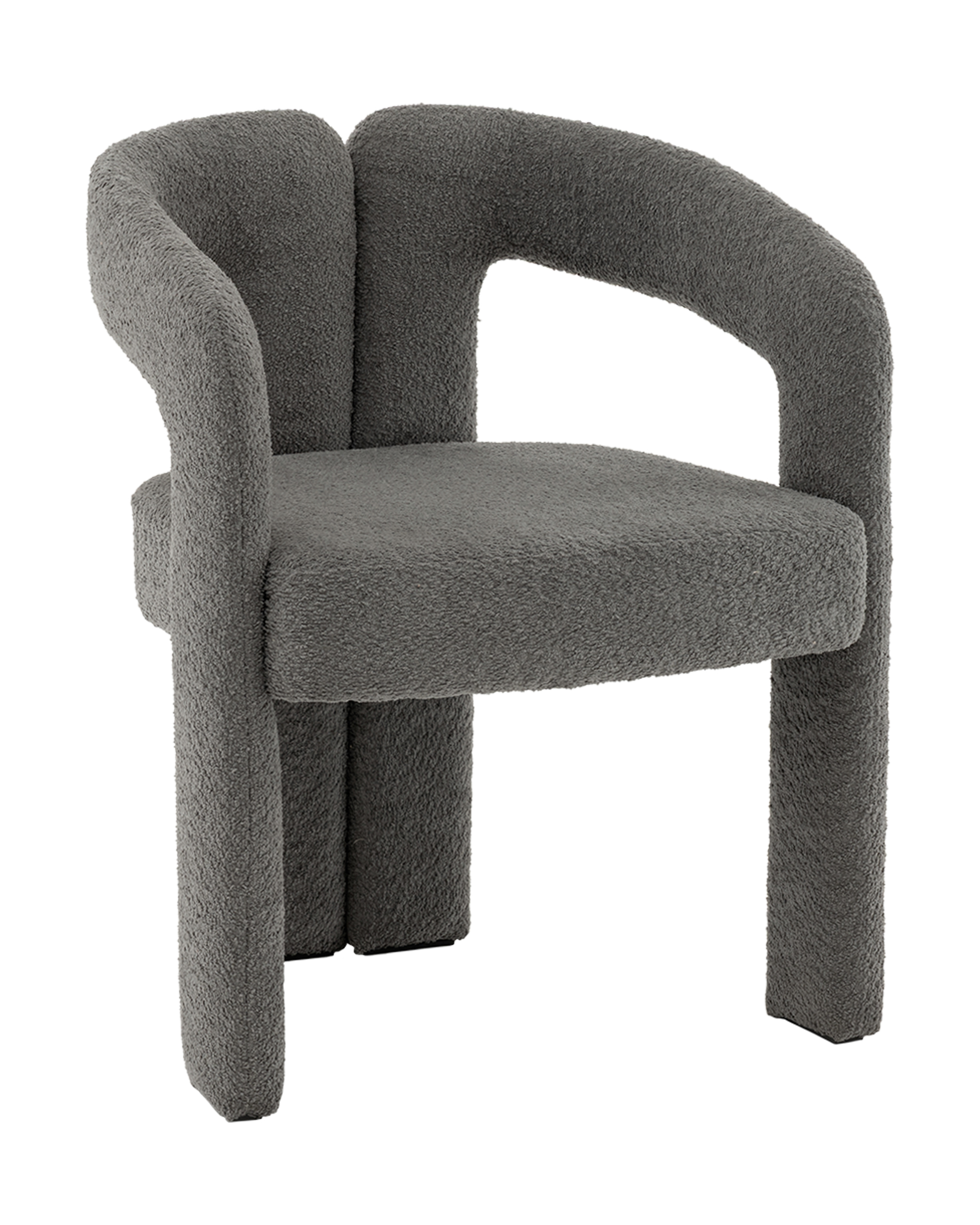 Стул Болинджер букле темно-серый