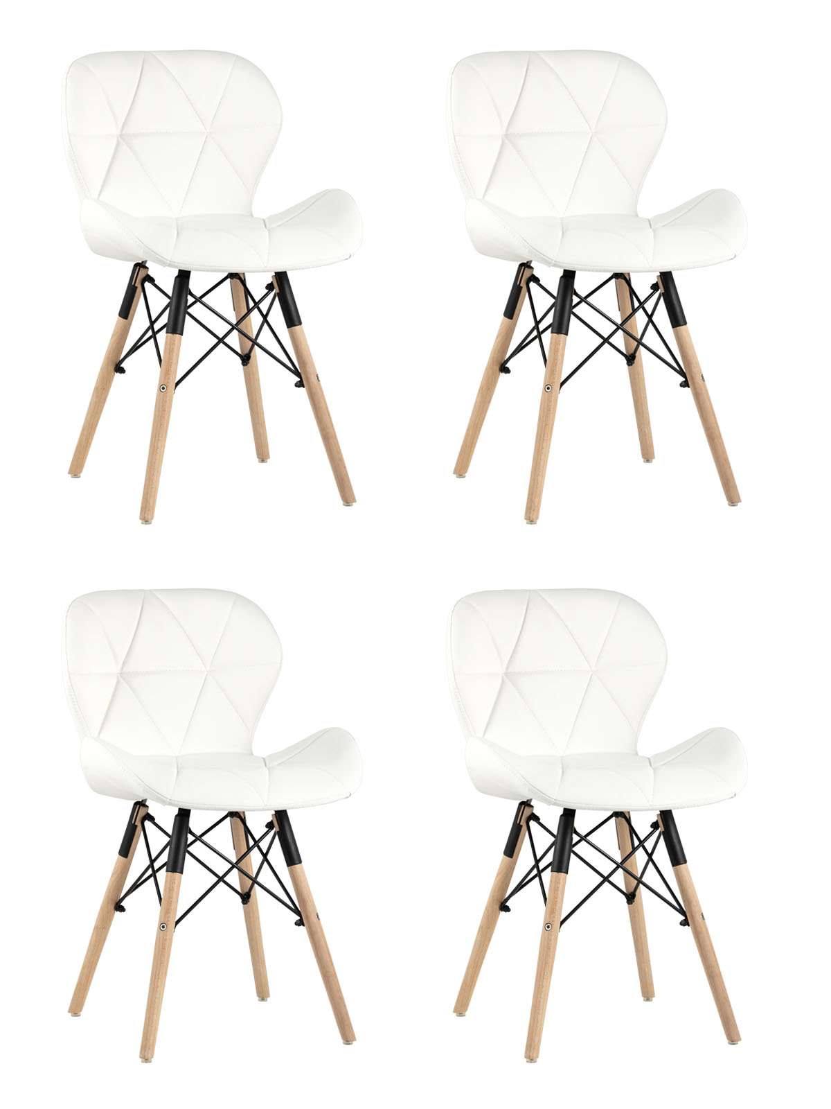 Стул Бон экокожа белый 4 шт.