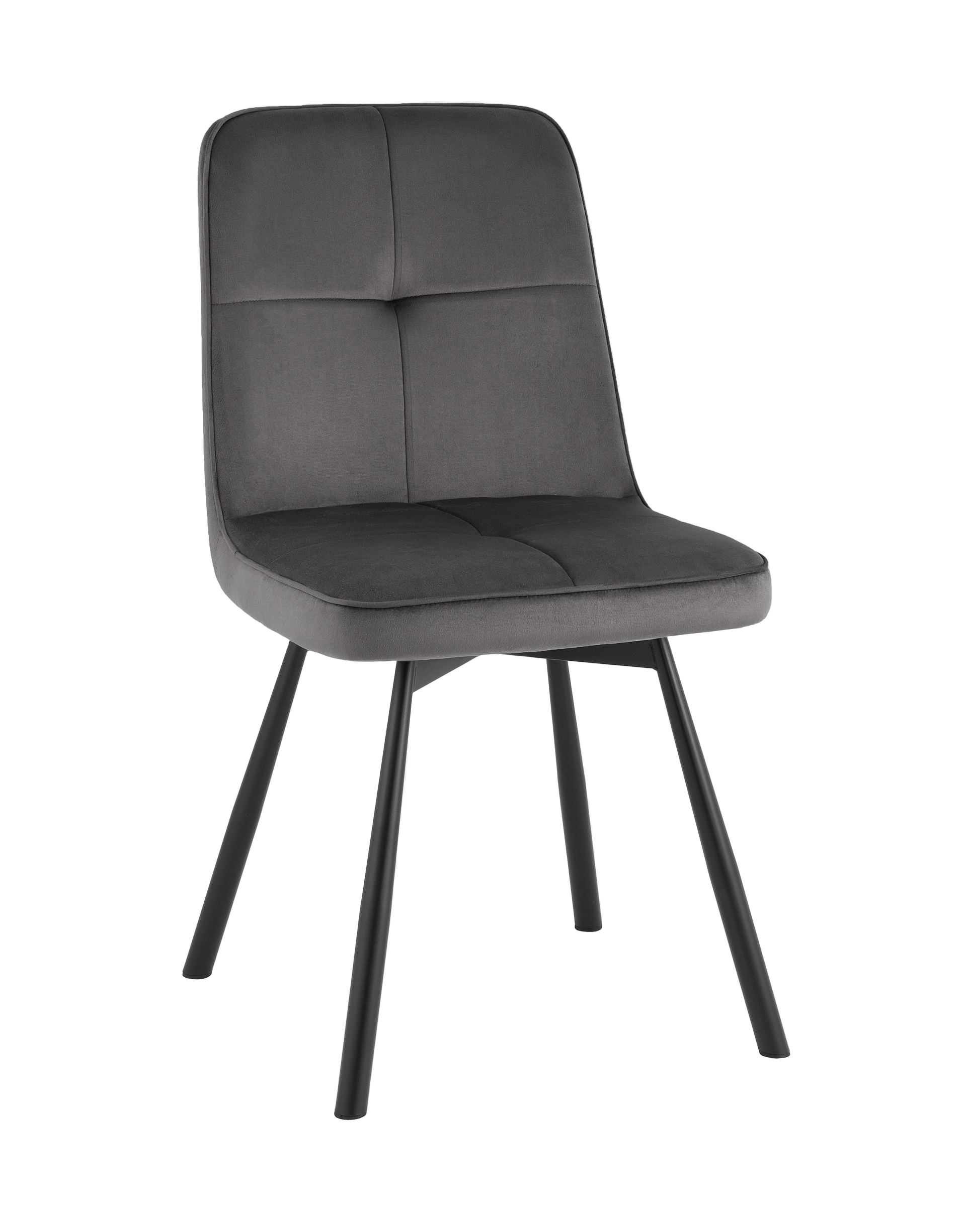 Стул Boun вращающийся велюр темно-серый