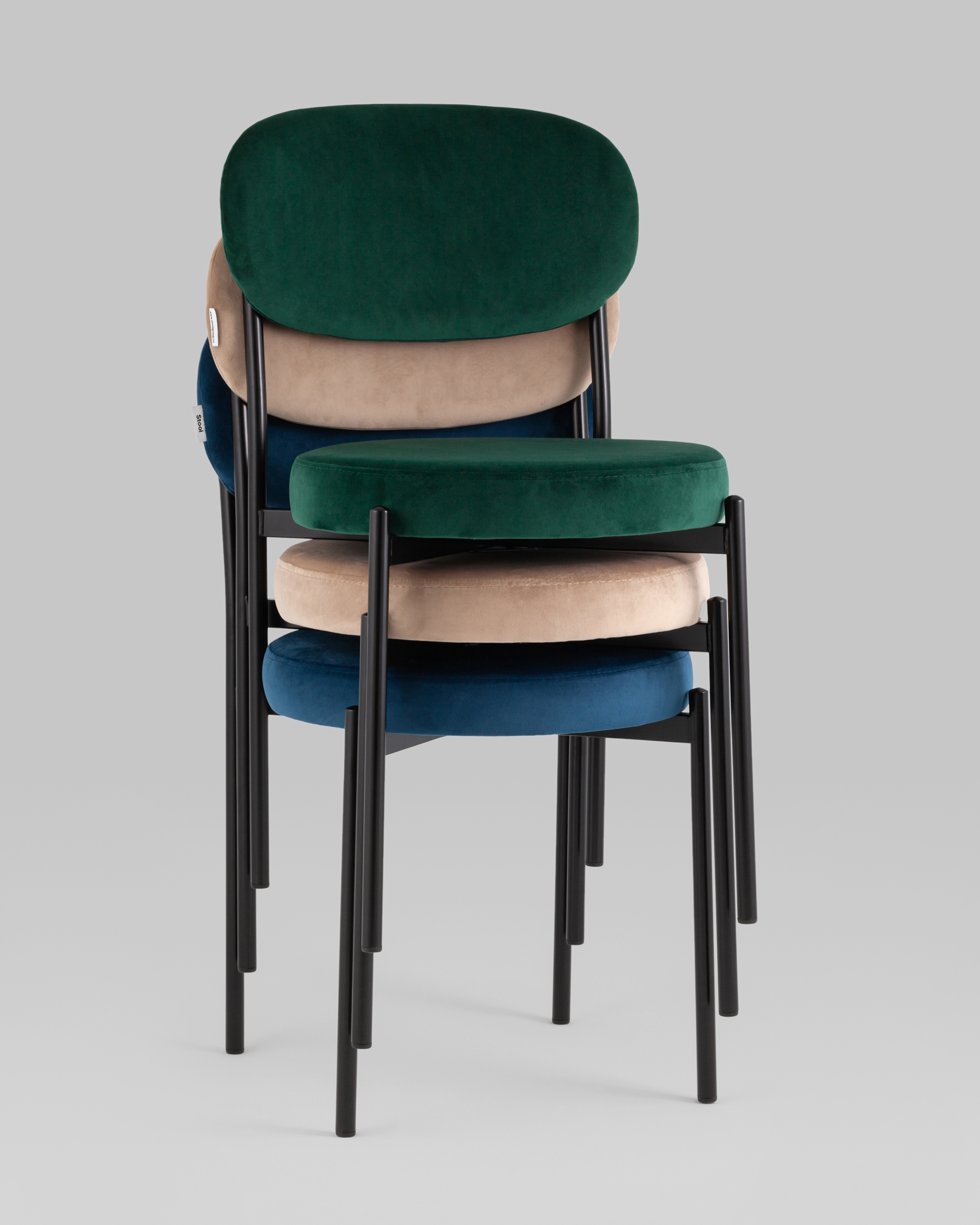 Стул Бриф NEW велюр синий 4 шт — изображение 9