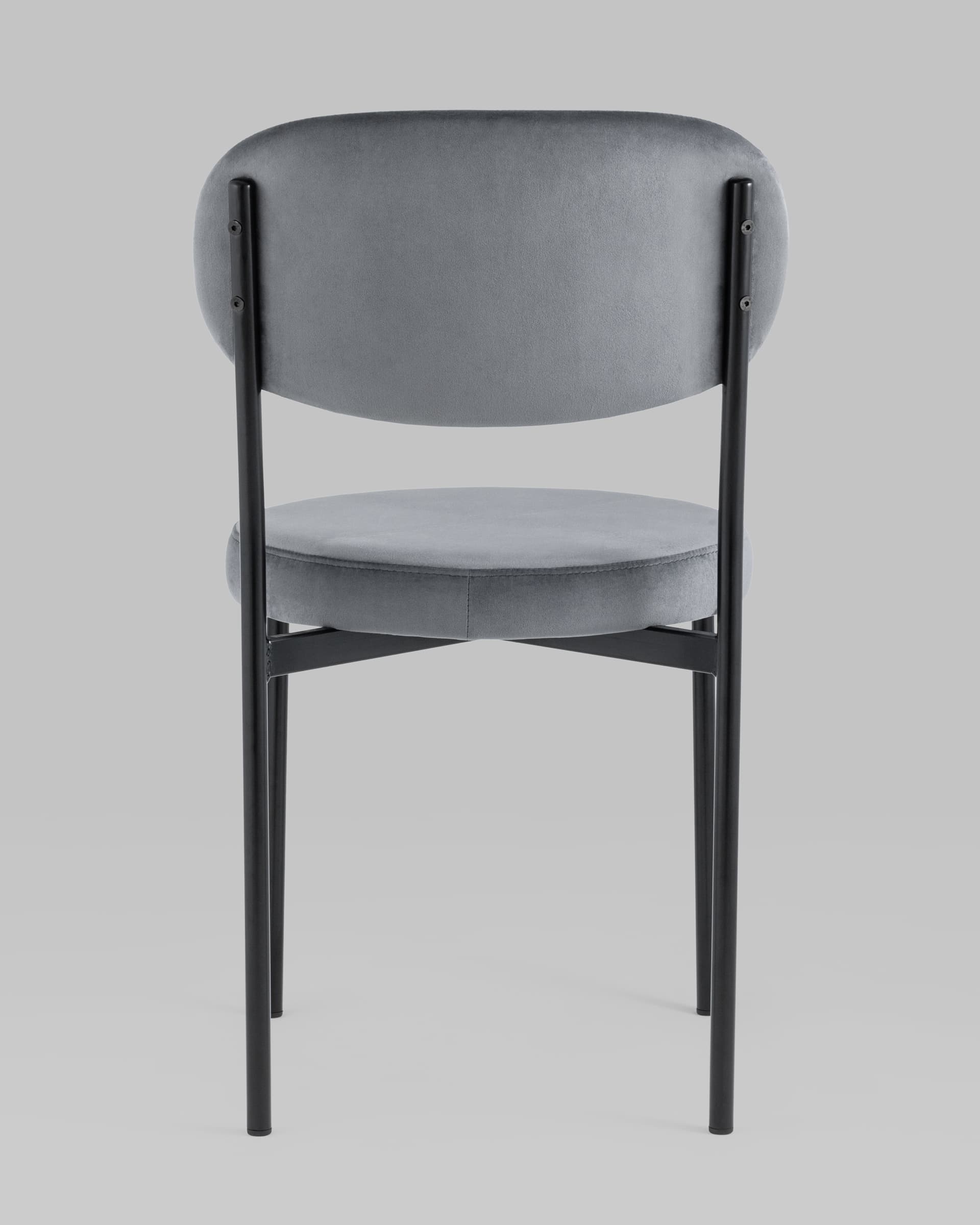 Стул Бриф NEW велюр серый 4 шт — изображение 5
