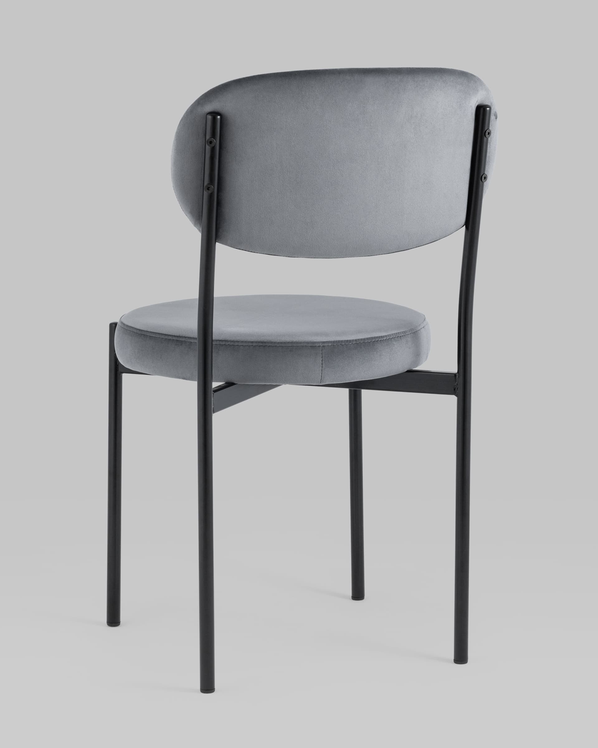 Стул Бриф NEW велюр серый 4 шт — изображение 6