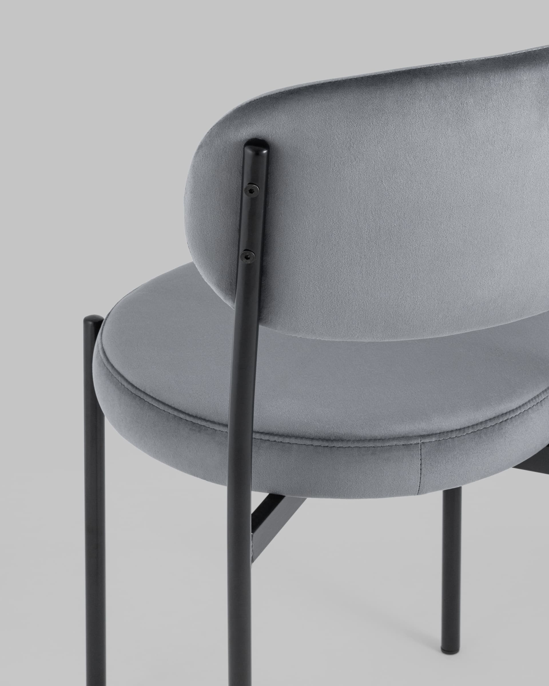 Стул Бриф NEW велюр серый 4 шт — изображение 7