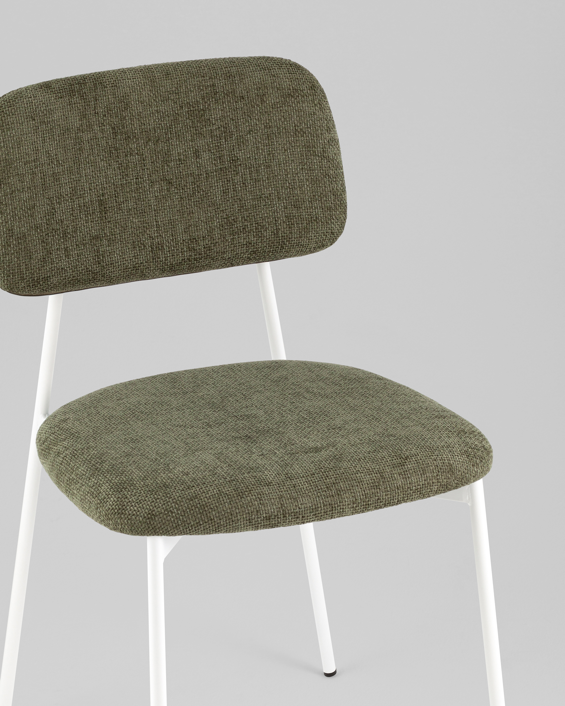 Стул Chao зеленый белые ножки 2 шт. — изображение 8